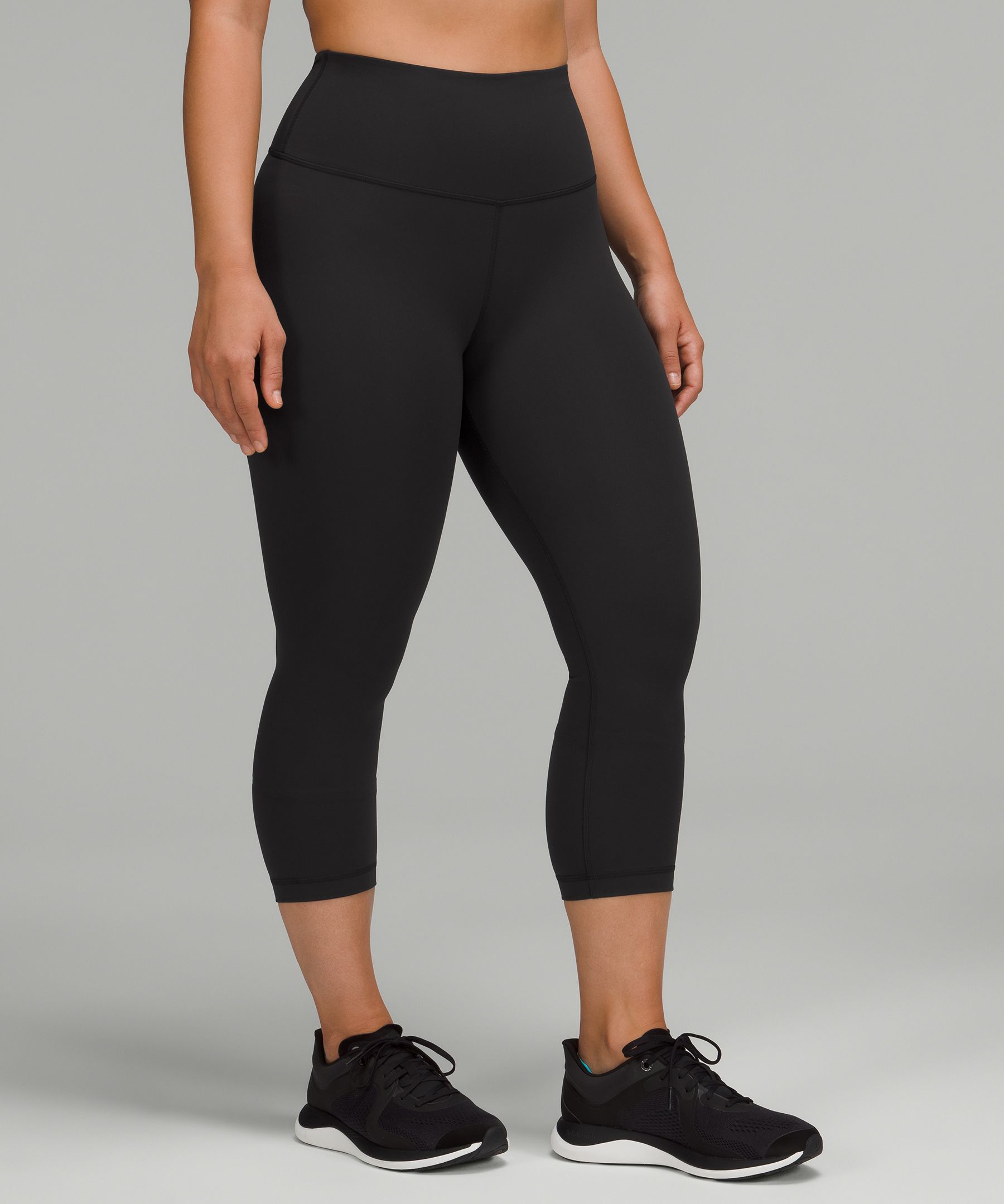 Lululemon Wunder Train Contour Fit High-rise Crop 21 - Black