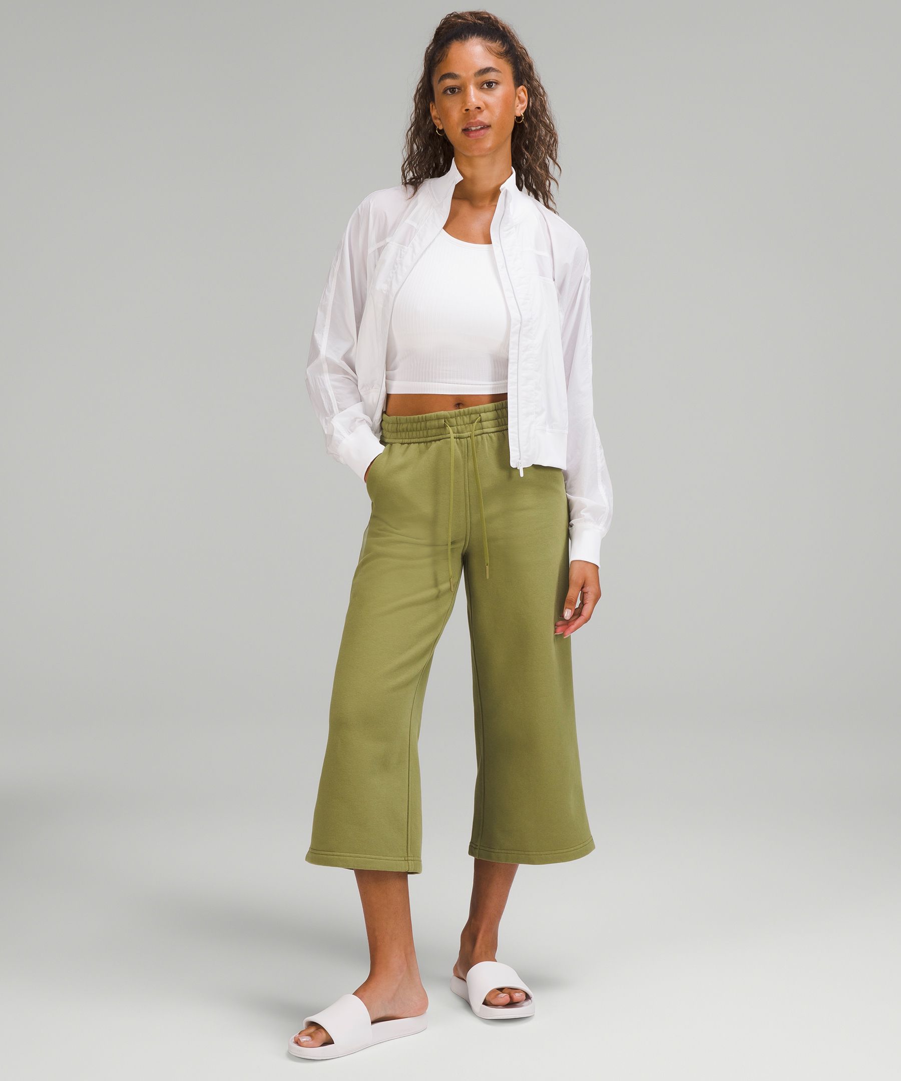 Lululemon Green Wide Leg Pants