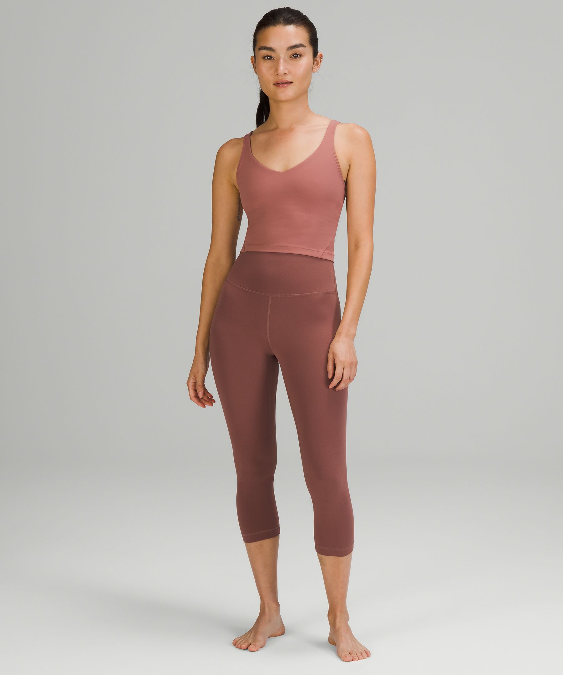 lululemon Align™ High Rise Crop 20 *Asia Fit, Pink Clay