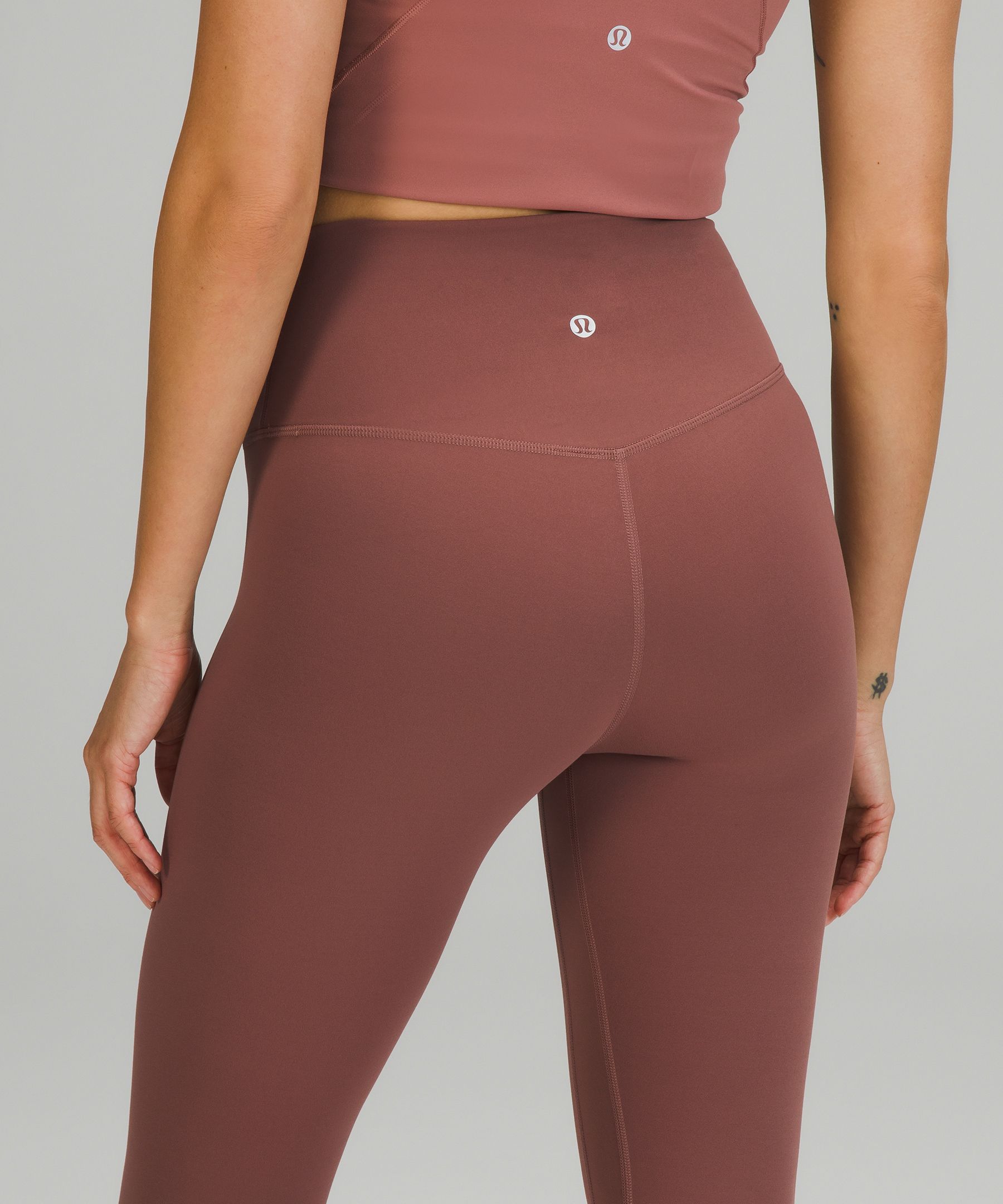 lululemon Align™ High Rise Crop 20 *Asia Fit, Pink Clay