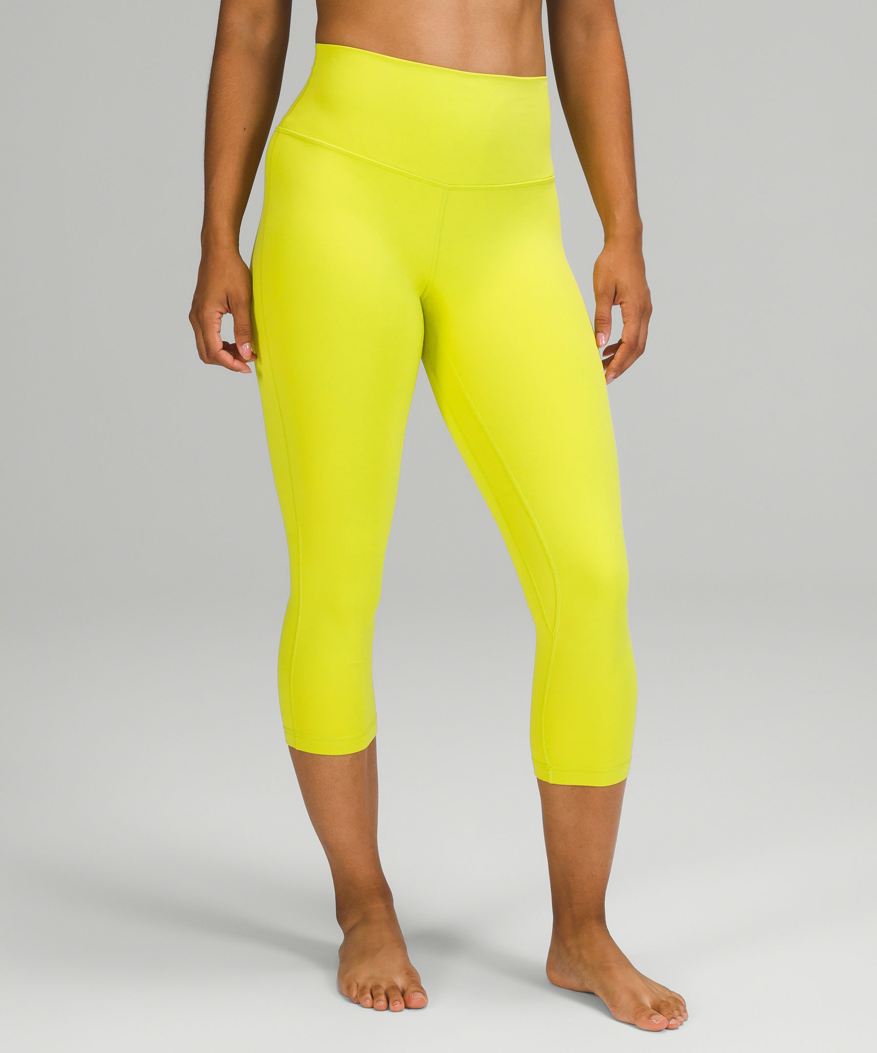 Lululemon Align™ High-rise Crop 21" In Yellow