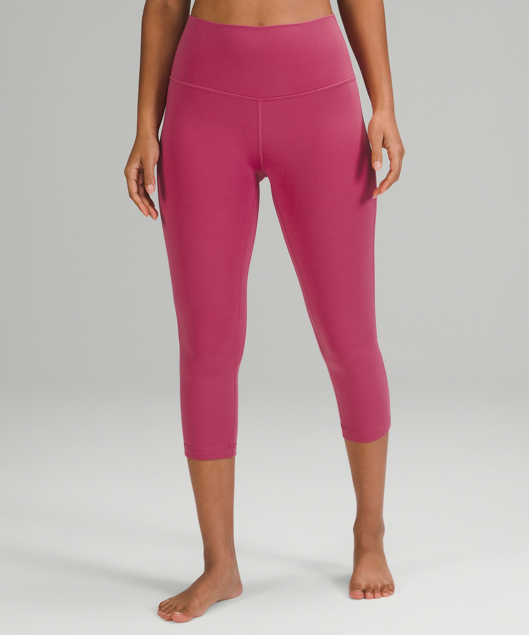 Lululemon Align™ High-rise Crop 21" In Pink Lychee