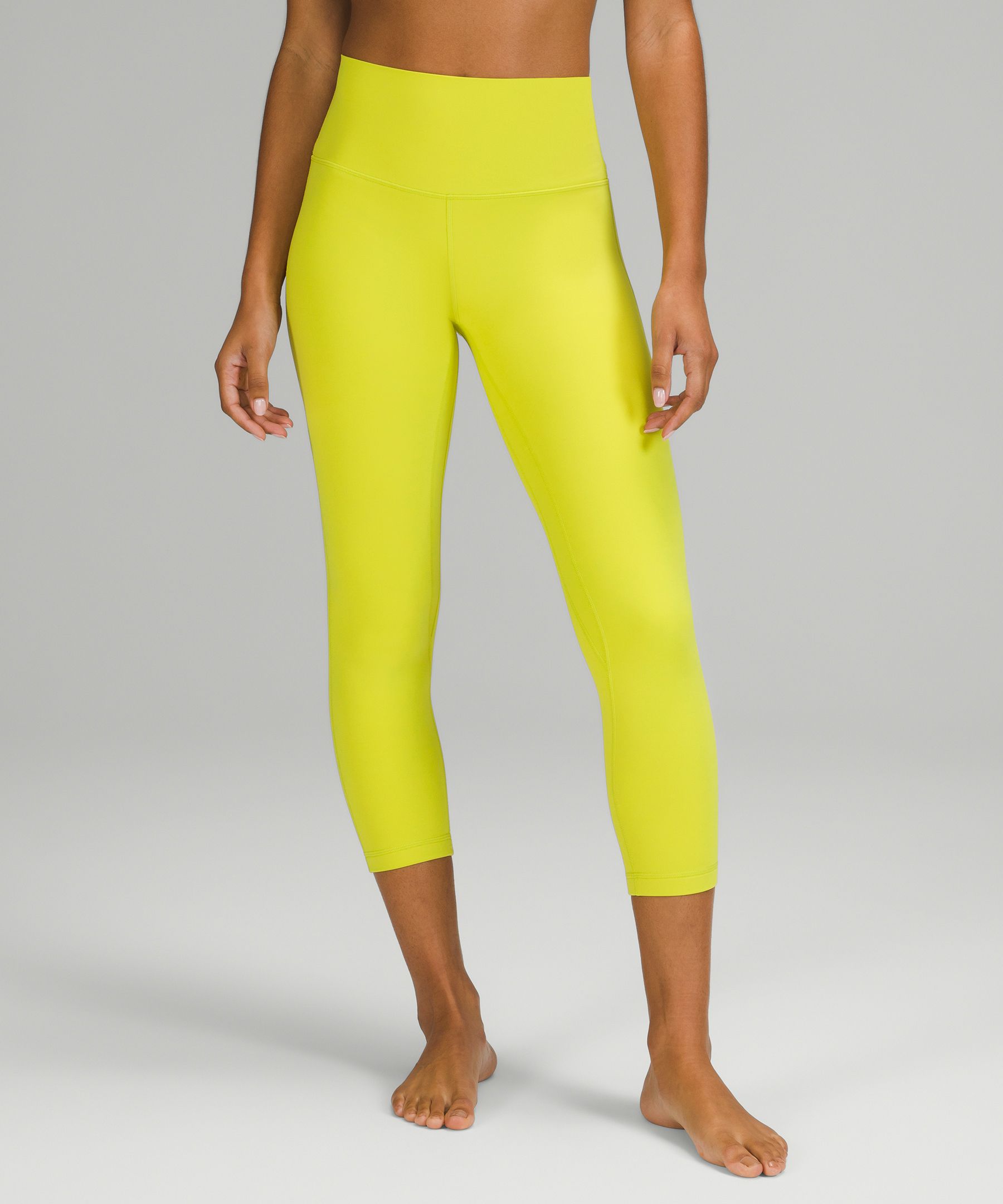 Lululemon Align™ High-rise Crop 23" In Yellow