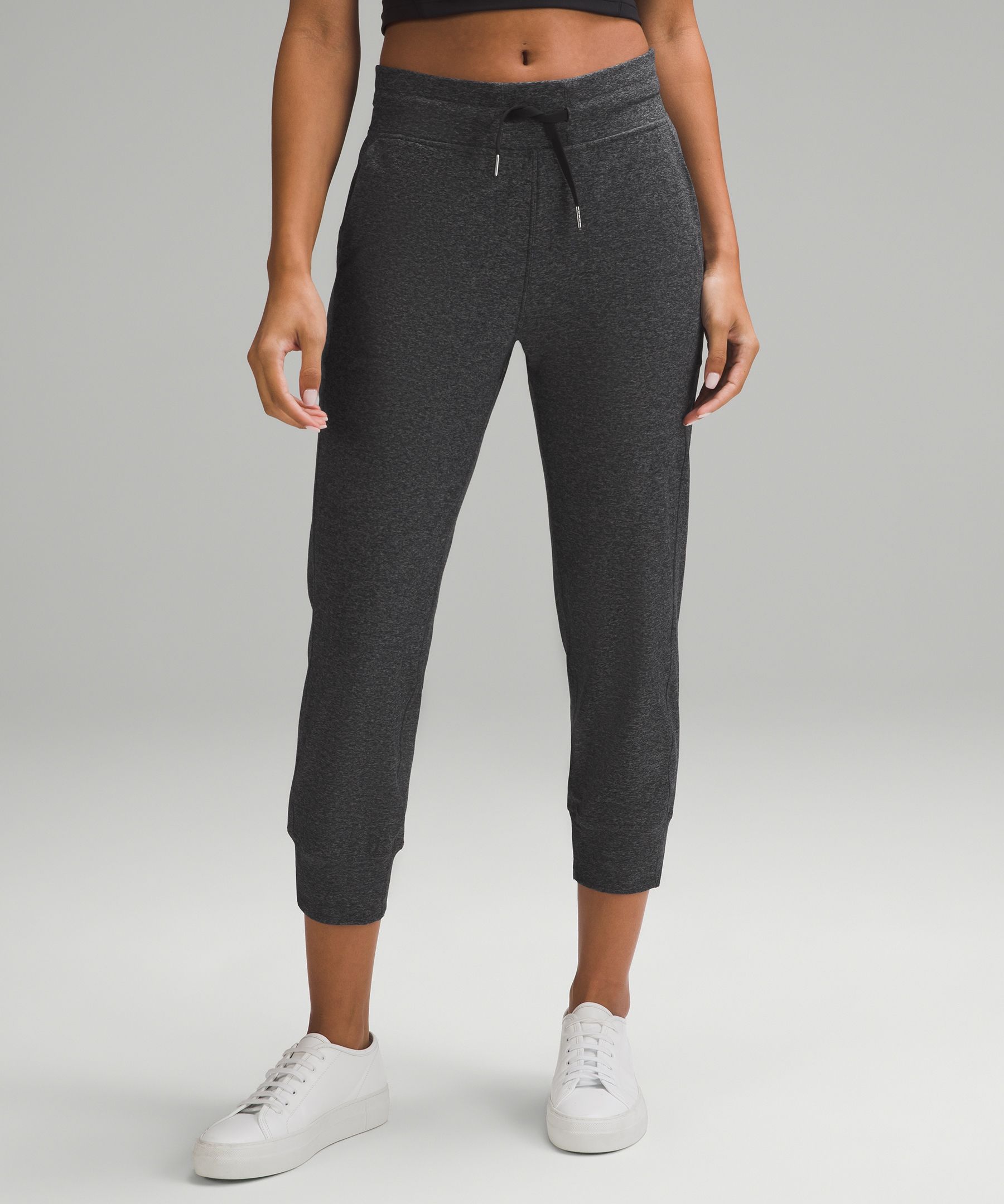 Buy Lululemon Ready To Rulu High-rise Cropped Joggers - Powder