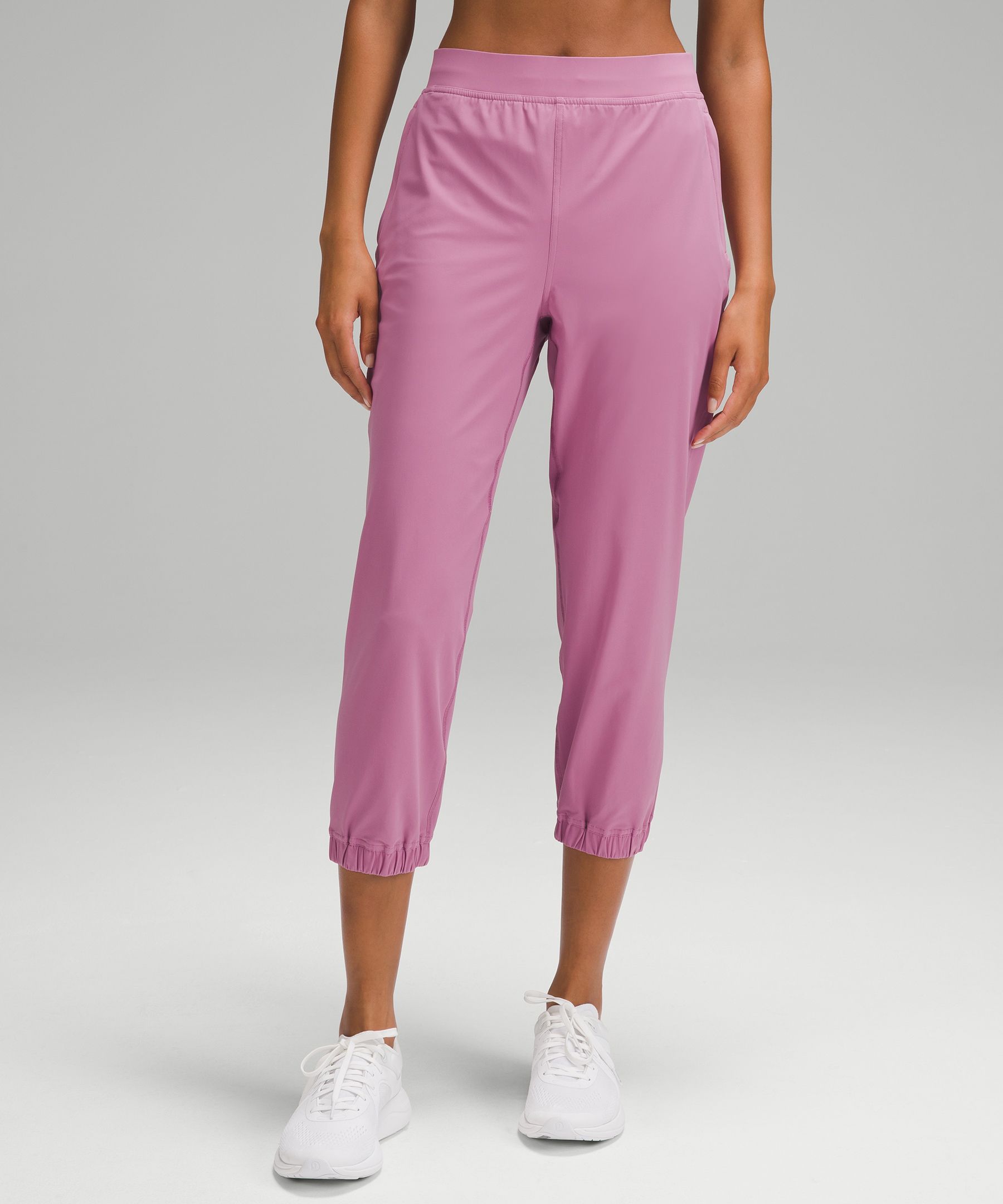 Lululemon Adapted State High-rise Joggers Crop In Red Merlot | ModeSens