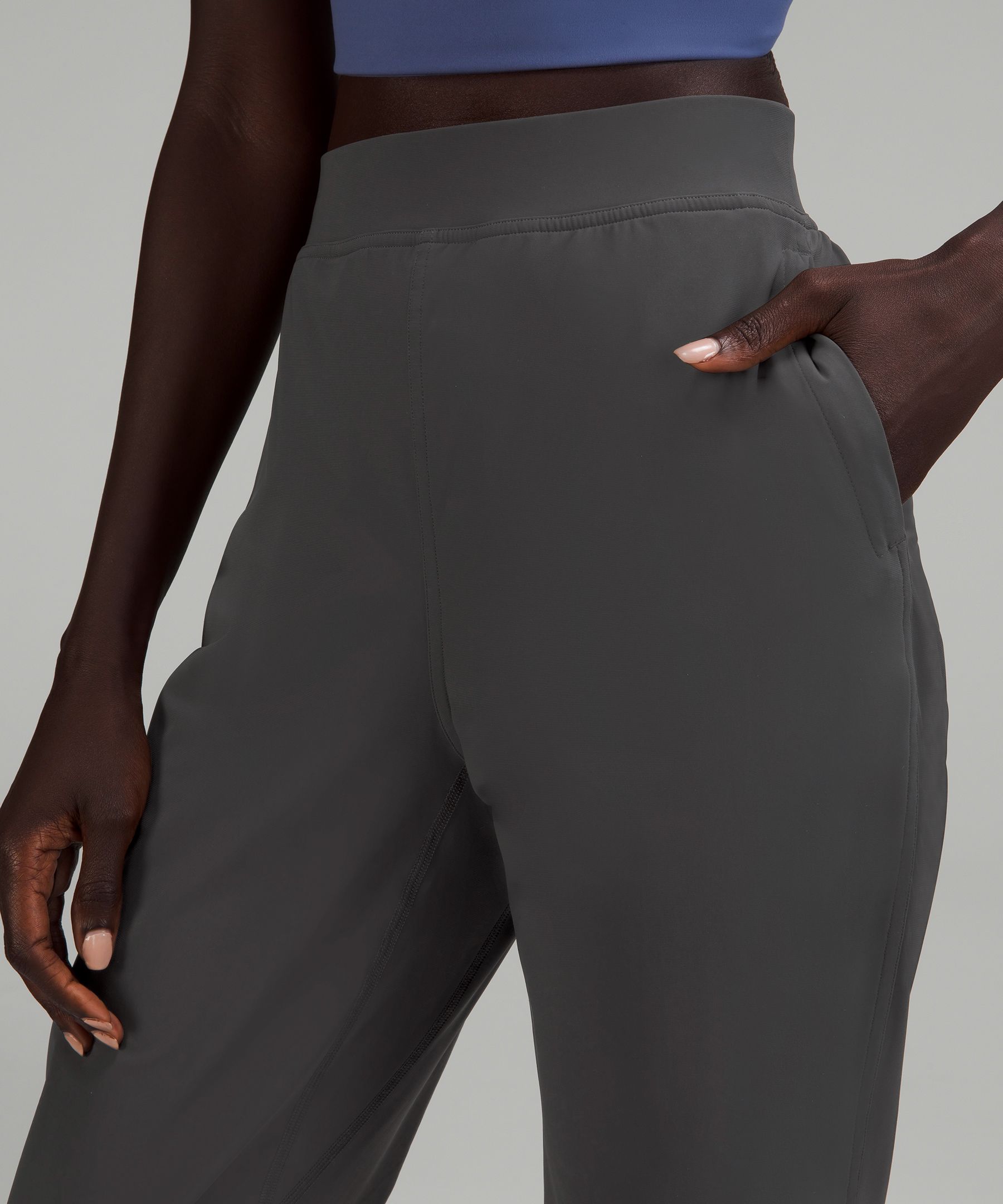 NWT Lululemon Adapted State HR Jogger Crop 23~SIZE:4,6~graphite Grey &  Artifac