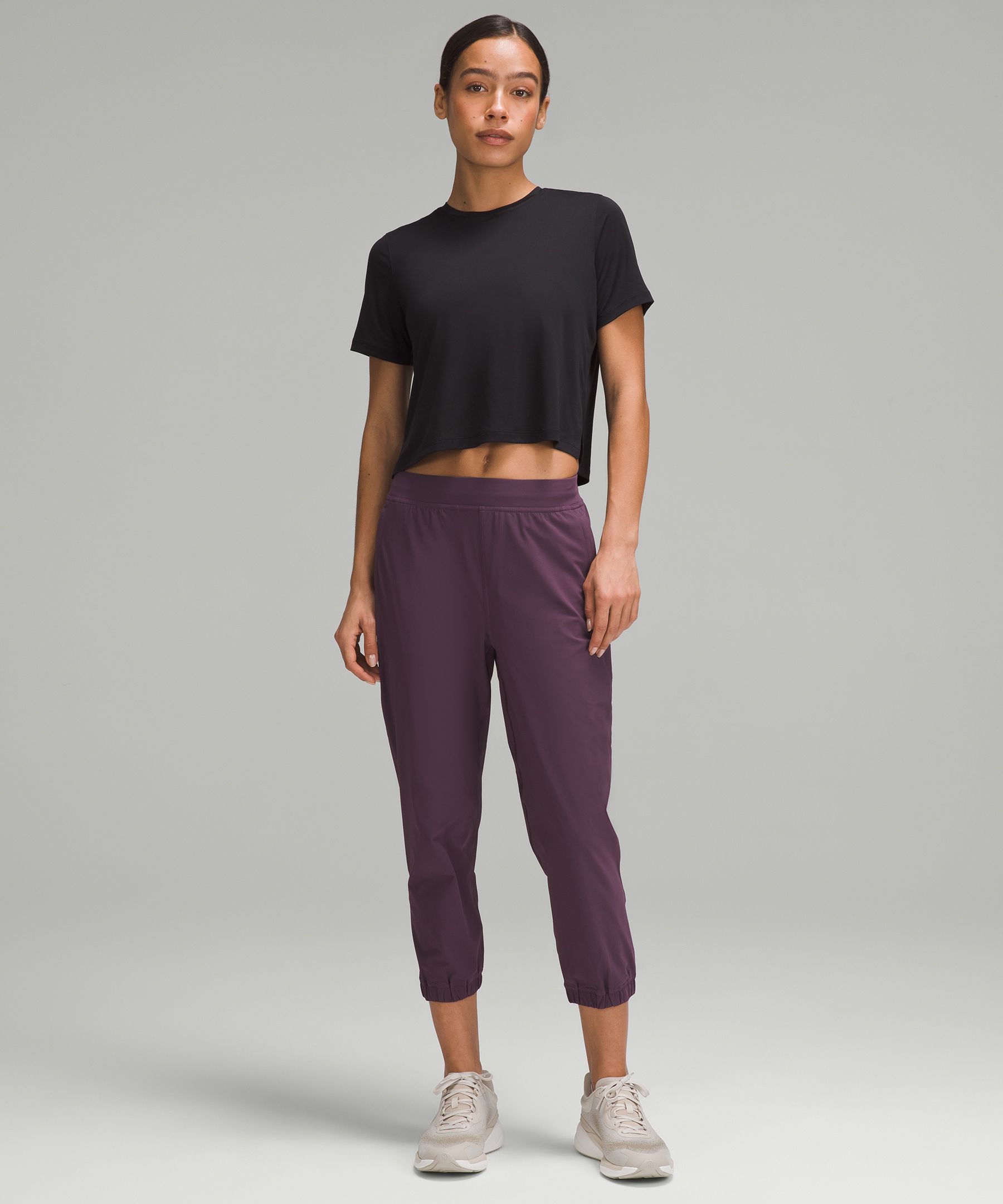 NWT Lululemon Adapted State HR Jogger Crop 23~SIZE:4,6~graphite Grey &  Artifac