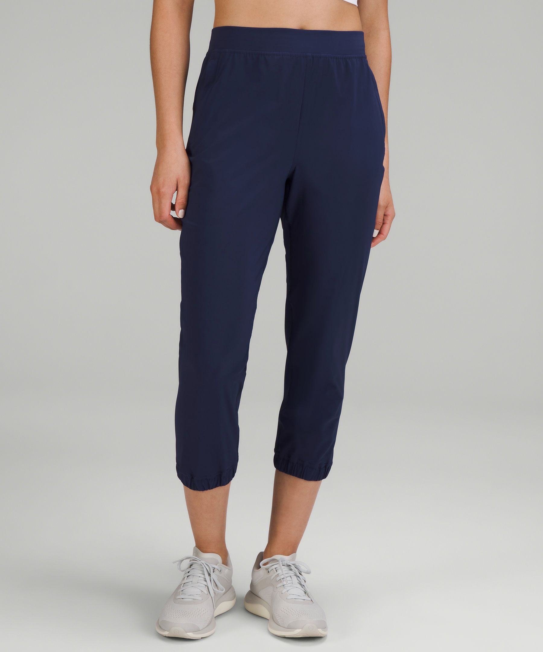 Lululemon Adapted State High-rise Joggers Crop In Red Merlot