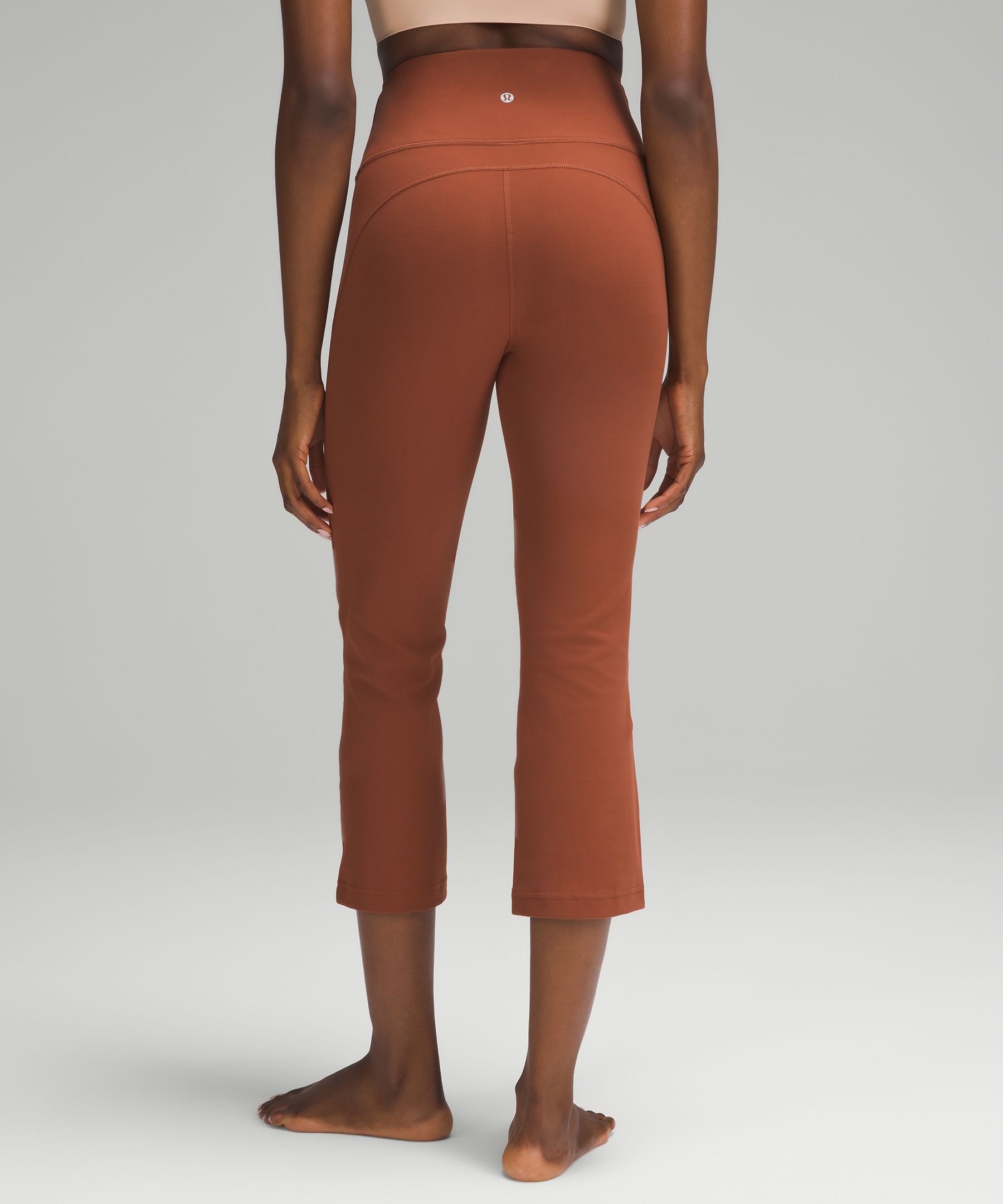 Lululemon Groove Super-High-Rise Flared Pant Nulu - Ancient Copper