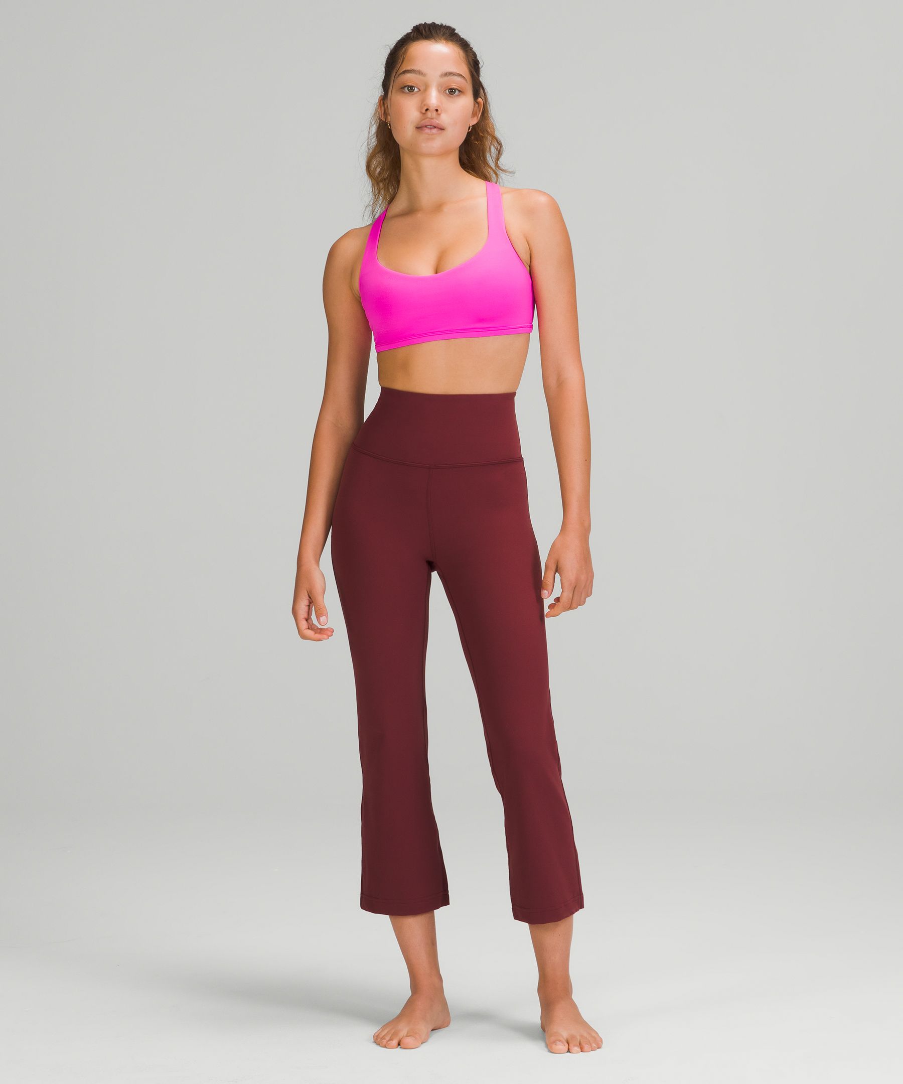 NEW LULULEMON Groove Pant Flare Super High Rise Nulu 2 8 10 Red Merlot