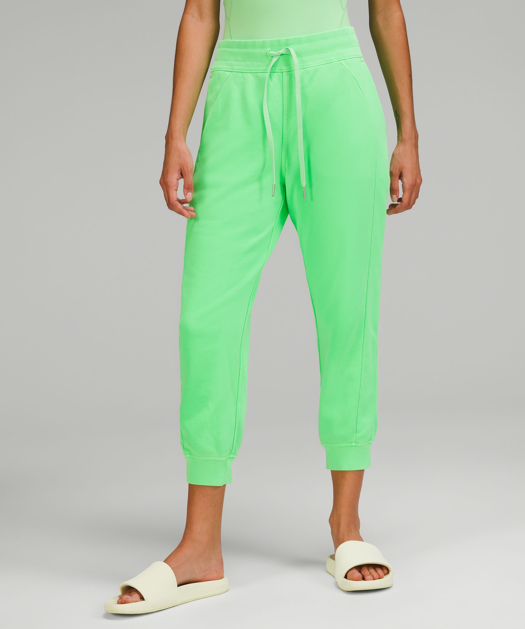 WASHED SWEATPANTS TALL - GREEN