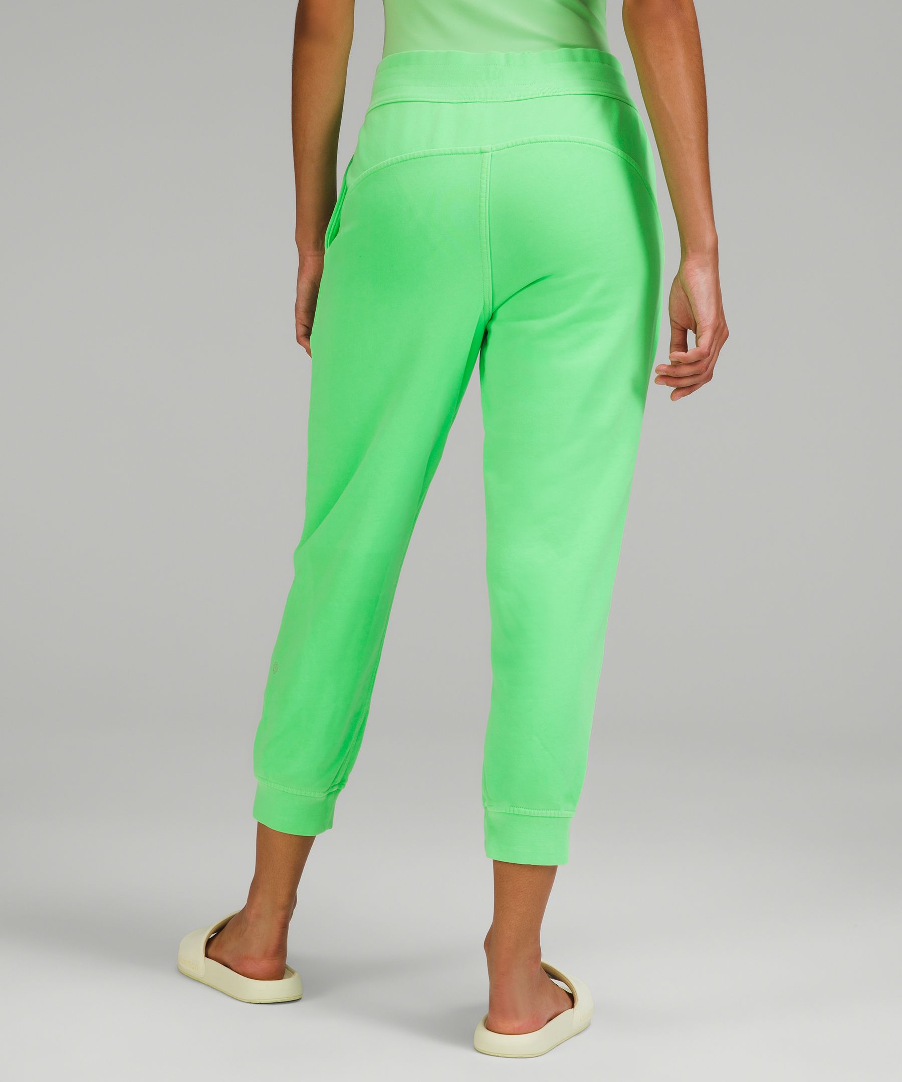 Scuba High-Rise Cropped Jogger *Neon Wash