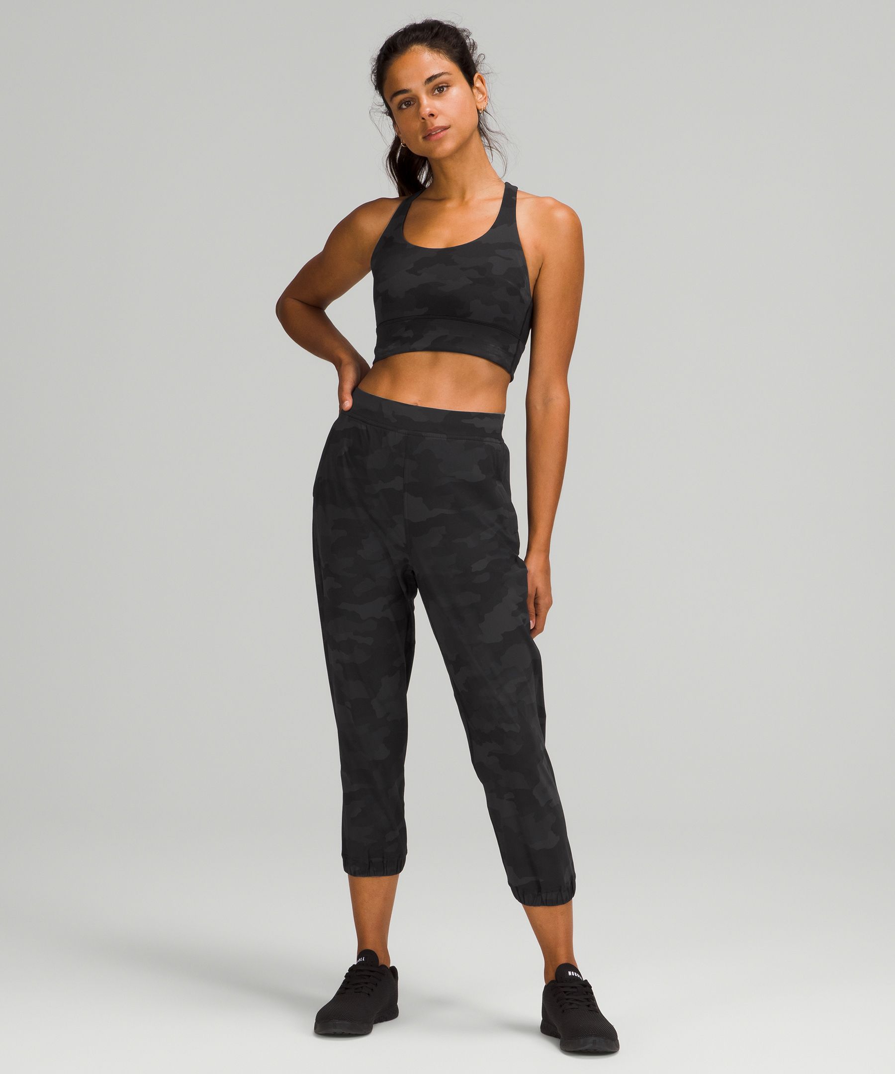 Lululemon Align Jogger Crop In Formation Camo Deep Coal Multi