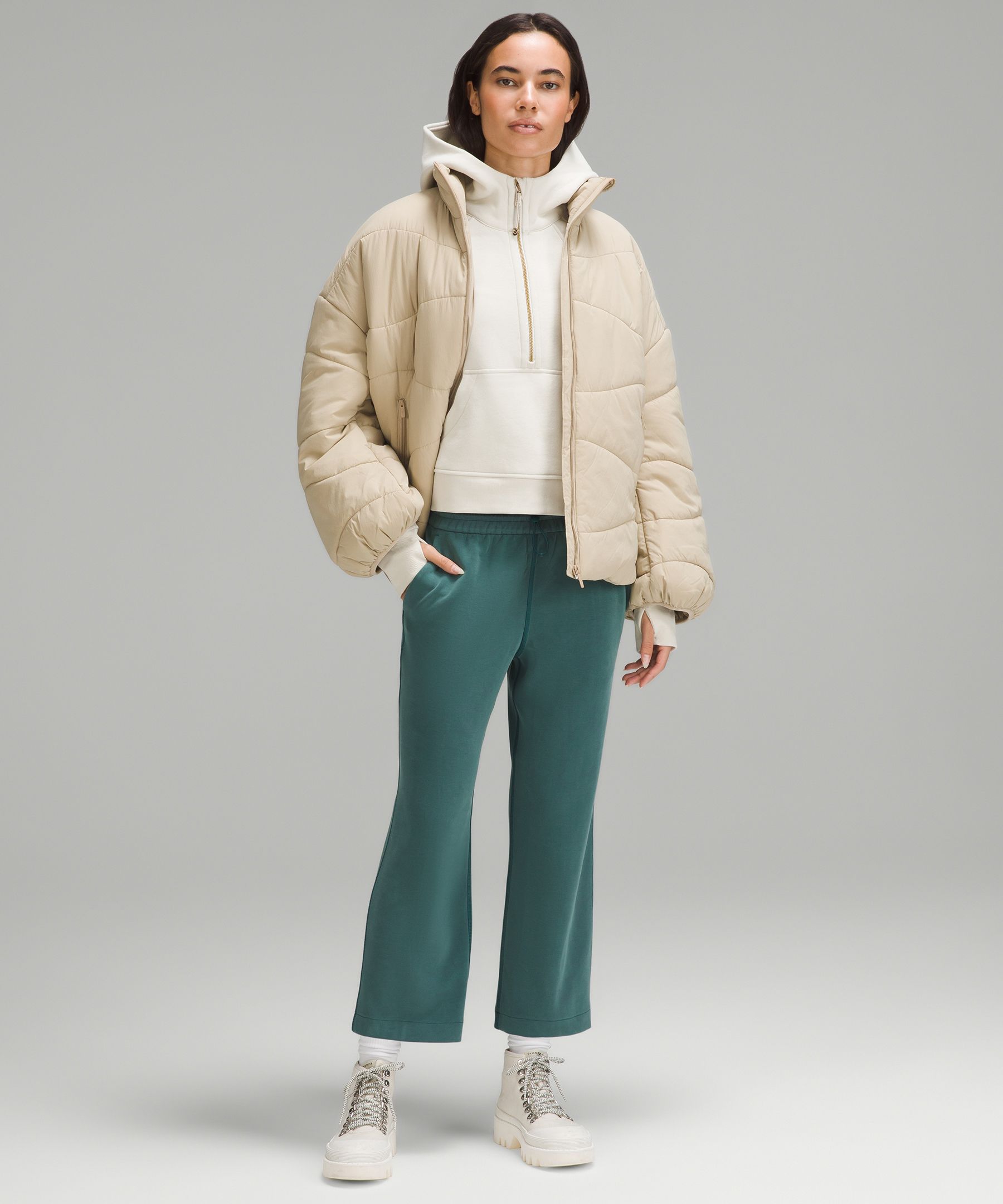 Lululemon Softstreme High-rise Straight-leg Cropped Pants