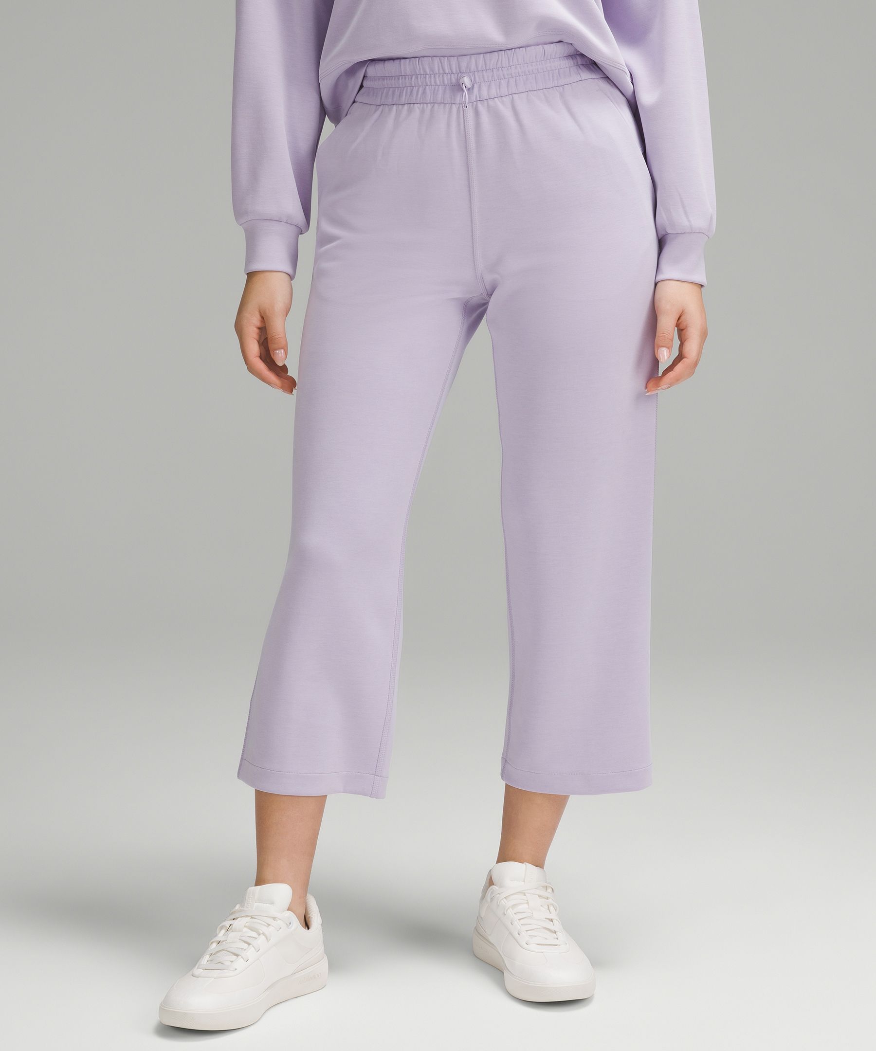 Lululemon NWT Perfectly Oversized Cropped Crew Softstreme - Pink Blossom  Size 14 - $102 (13% Off Retail) New With Tags - From A