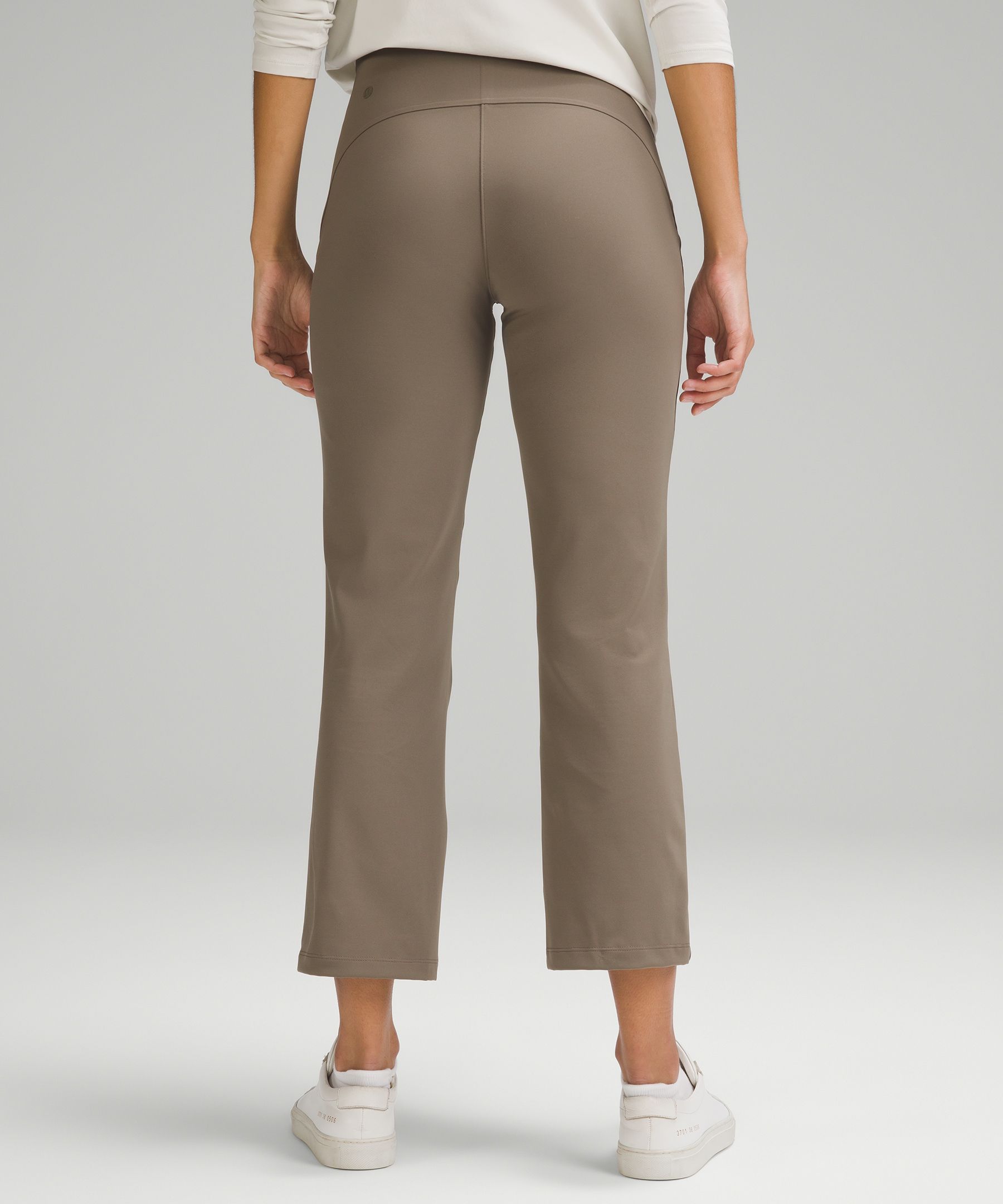 lululemon athletica Smooth Fit Pull-on High-rise Cropped Pants in Natural