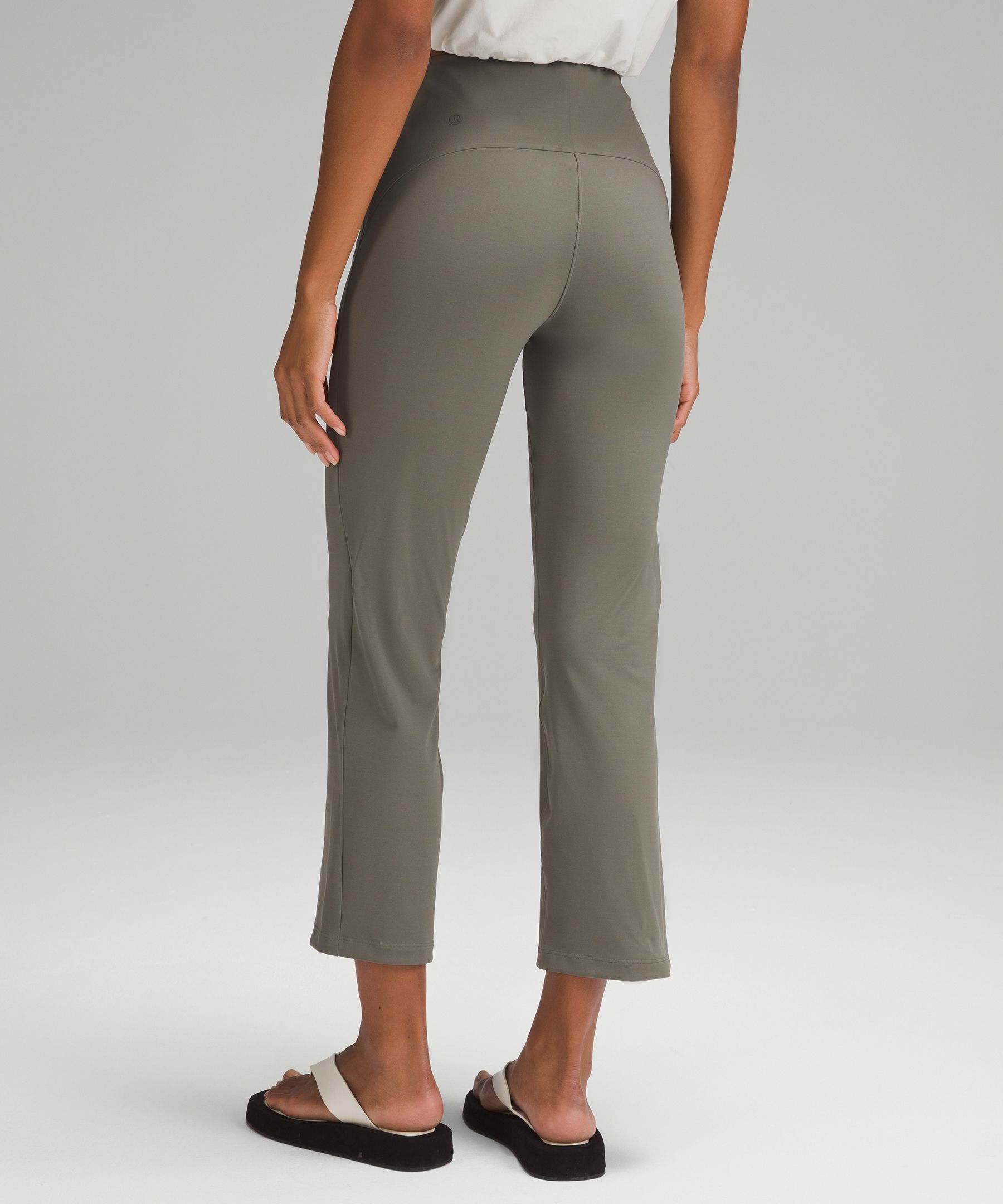 lululemon athletica Smooth Fit Pull-on High-rise Cropped Pants in Natural