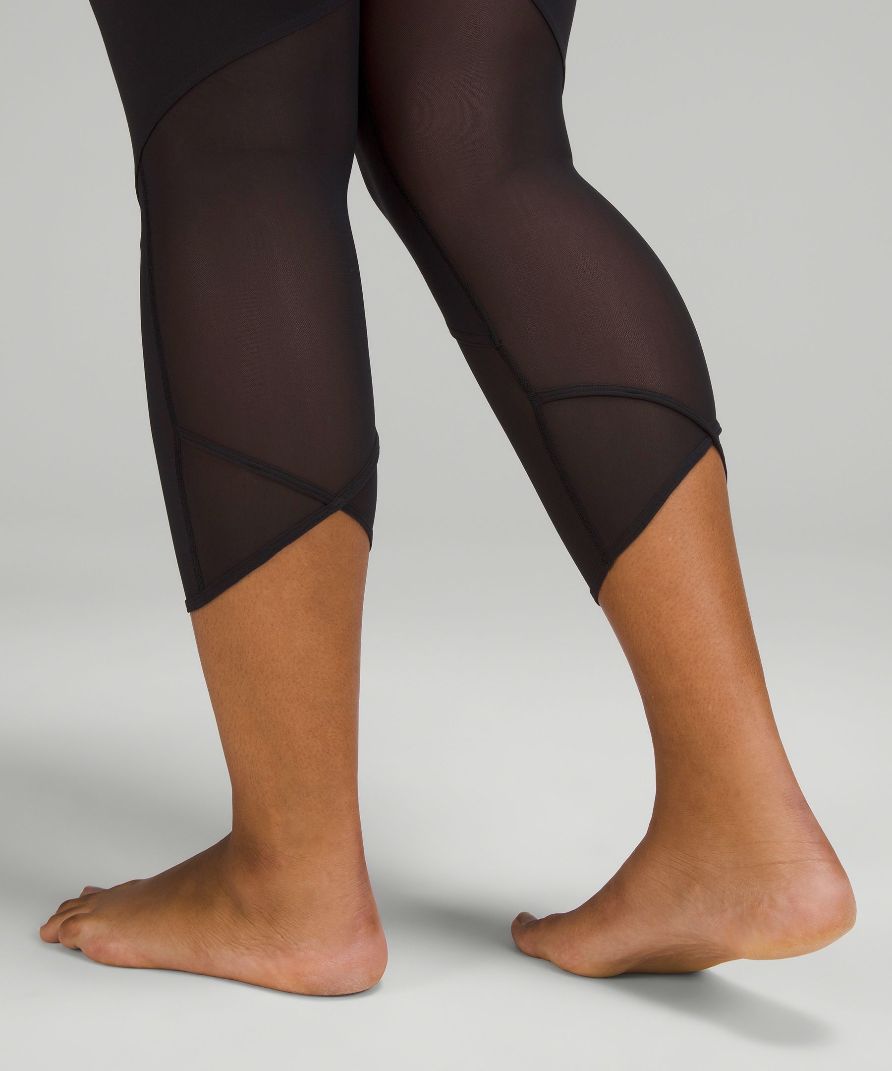 Lululemon mesh clearance criss cross leggings