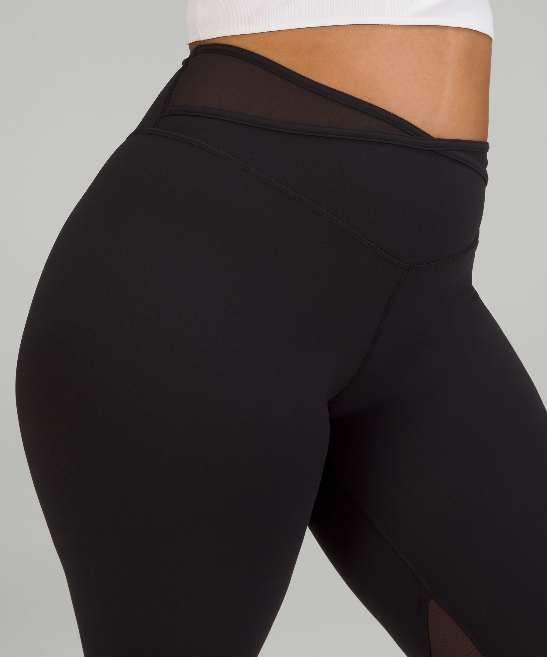 Lululemon mesh clearance criss cross leggings