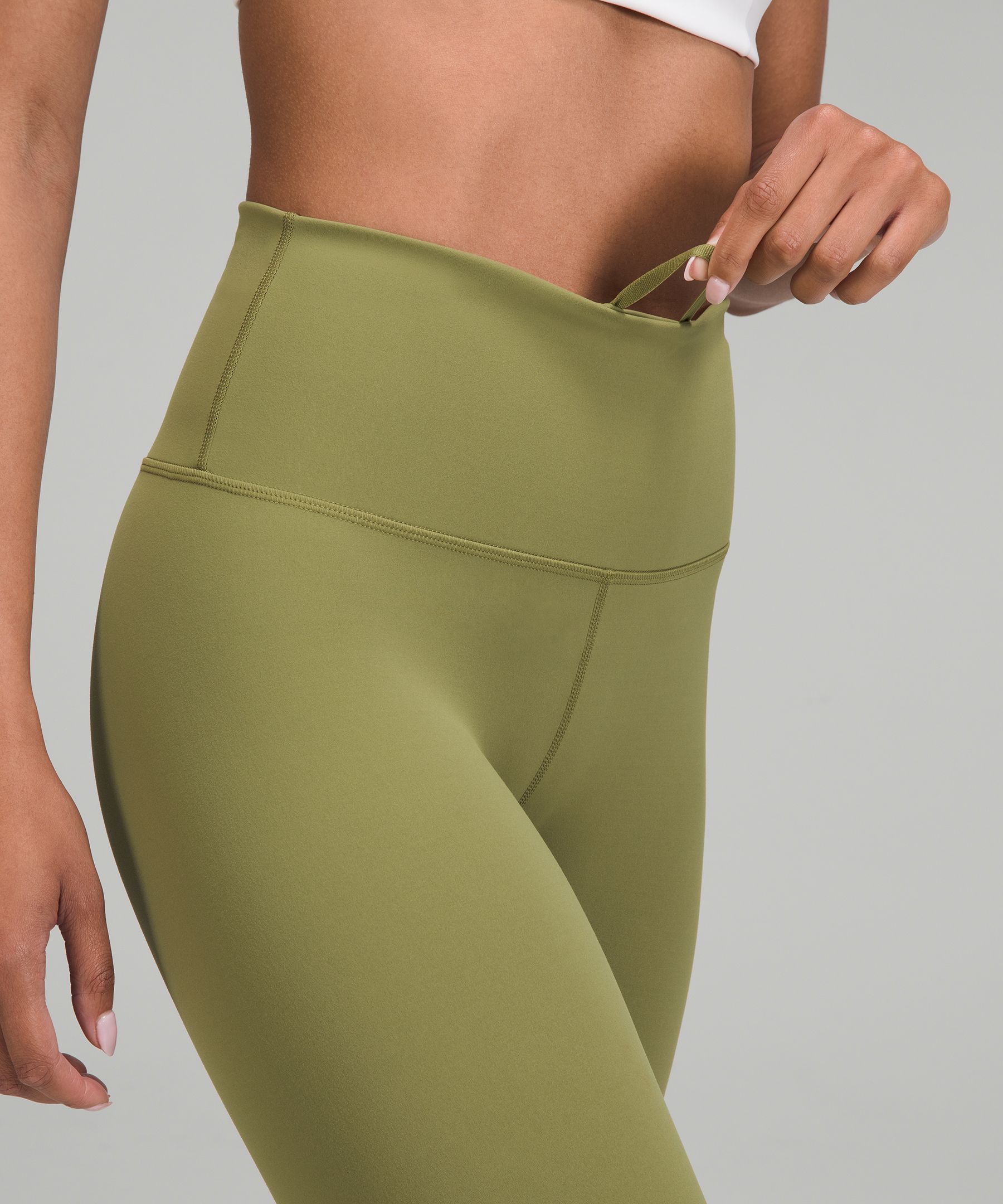 lululemon athletica Wunder Train High-rise Crop With Pockets 23 in Green