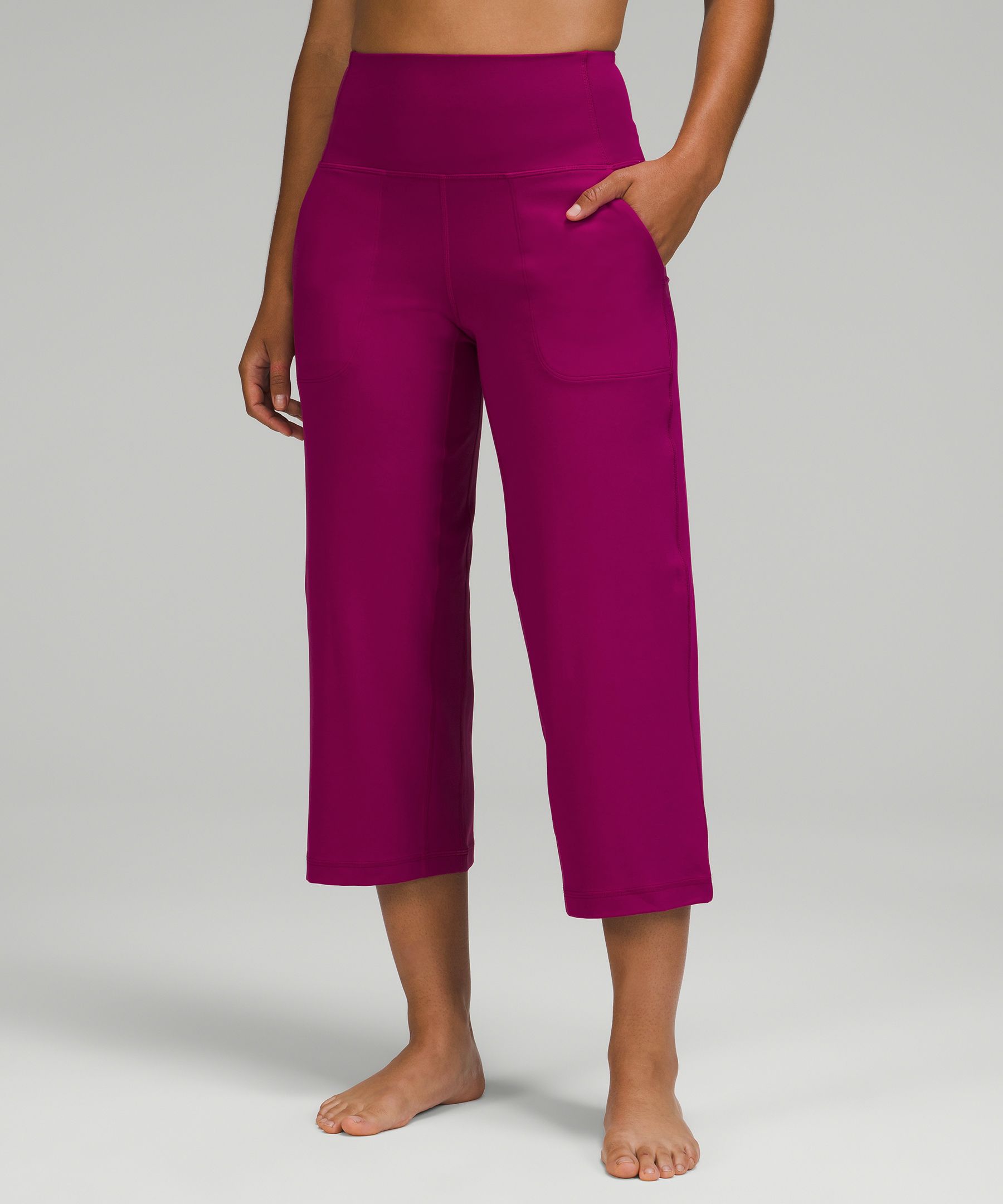 Lululemon Align™ High-Rise Wide-Leg Cropped Pant 23, Women's Capris