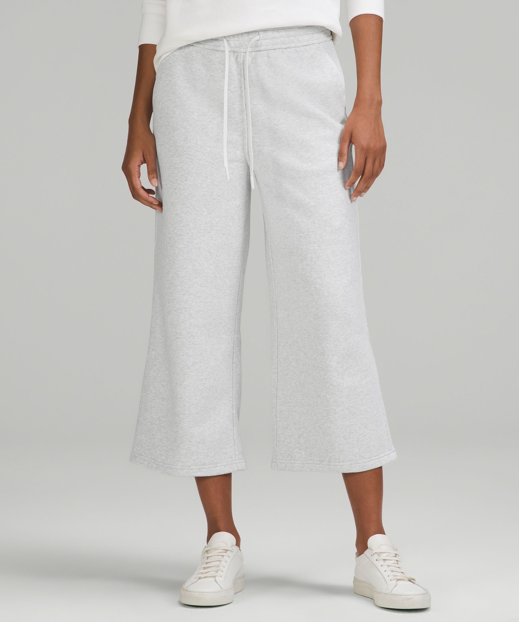 Wide leg best sale cropped lounge pants