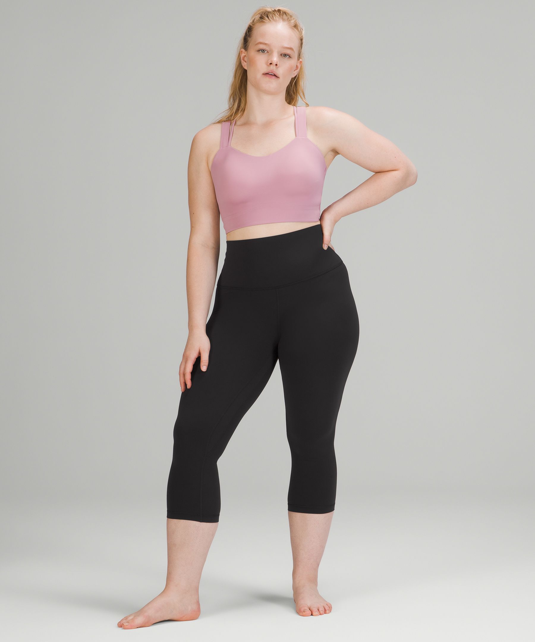 Lululemon Align Crop *21 In Melanite