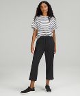 Ready to Rulu Straight-Leg High-Rise Cropped Pant 24"