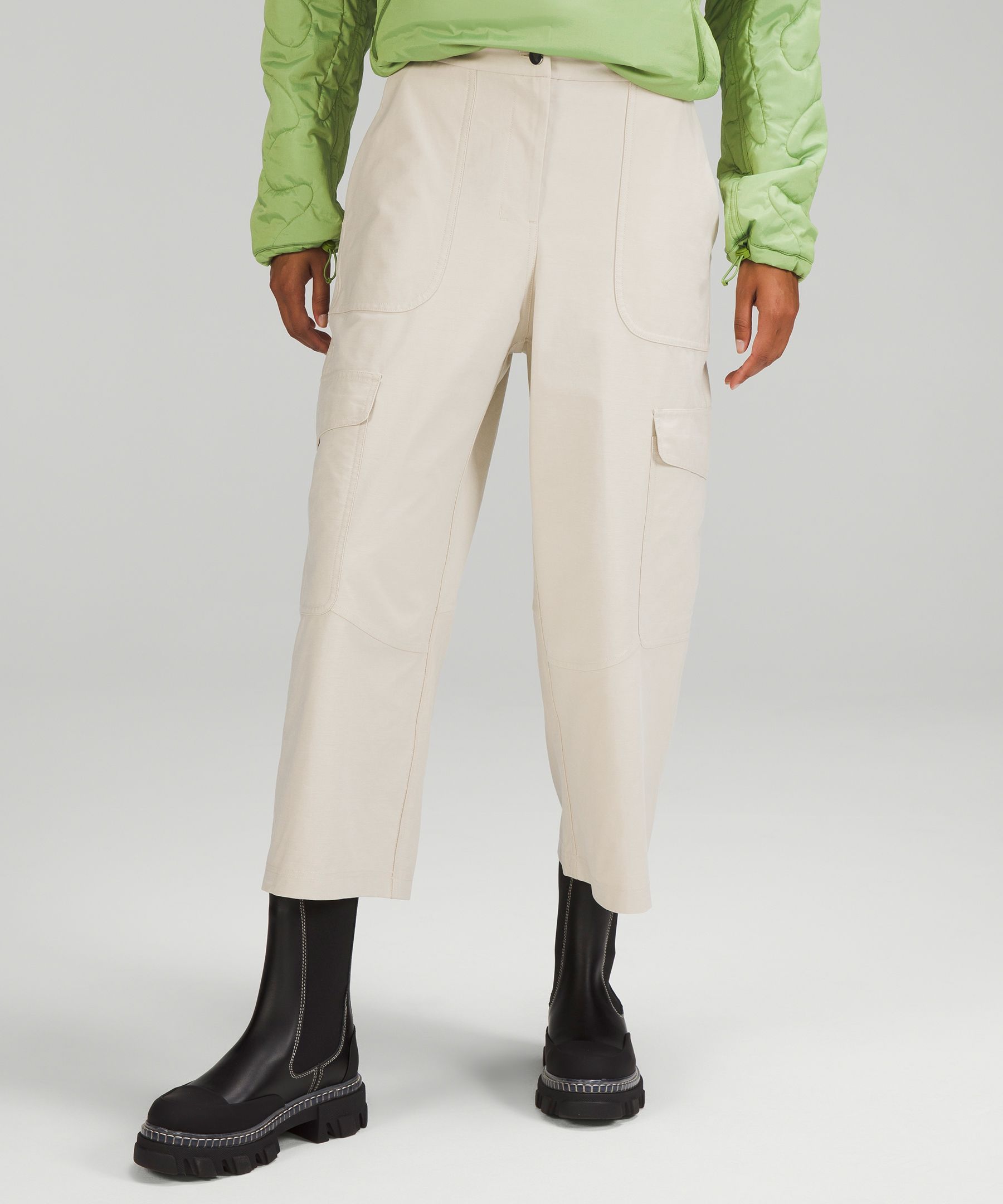 Neon Green Quick Dry Cargo Pants