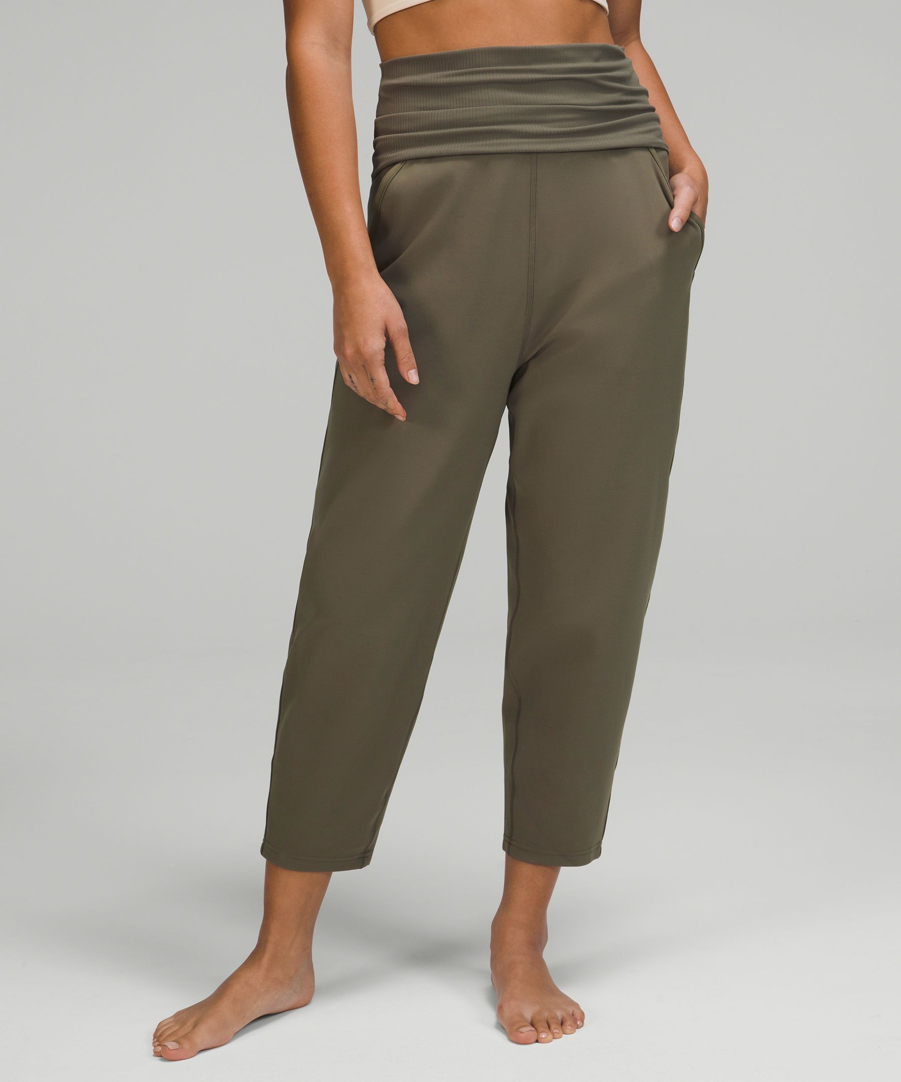 Lululemon Align™ Ribbed-waist Cropped Joggers | ModeSens