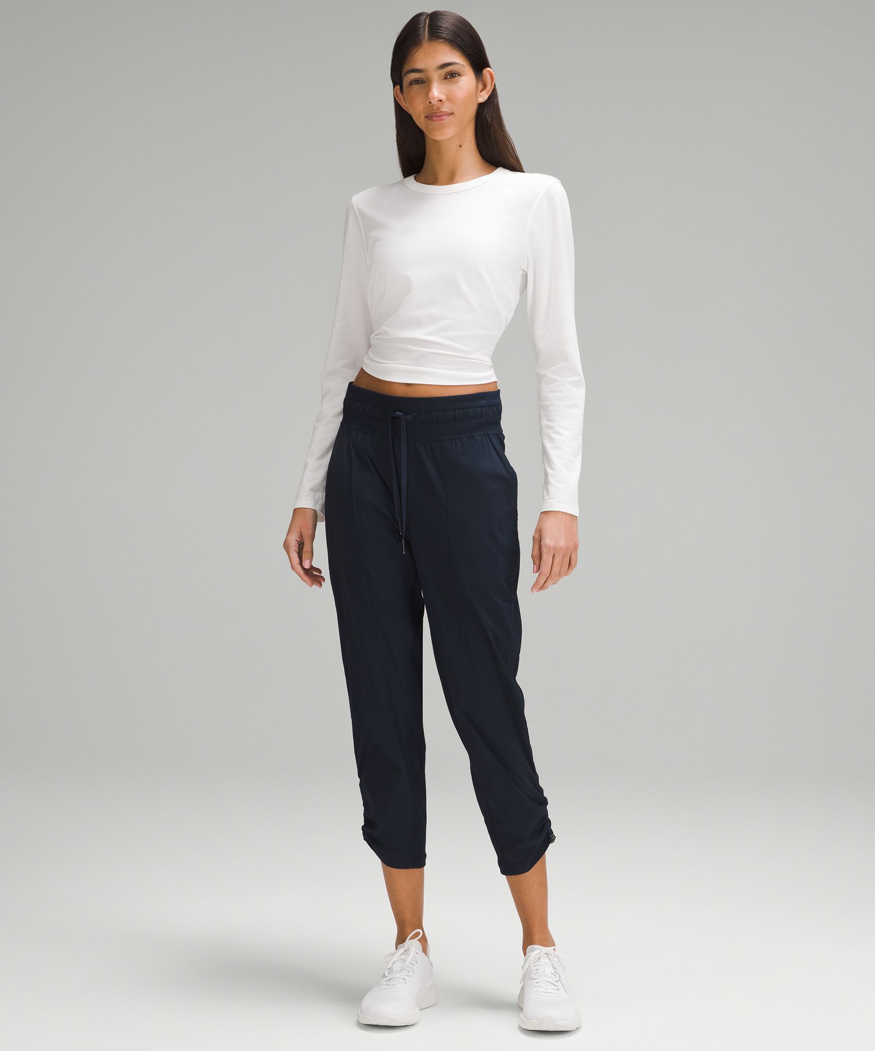 Lululemon Studio Crop II - Black - lulu fanatics