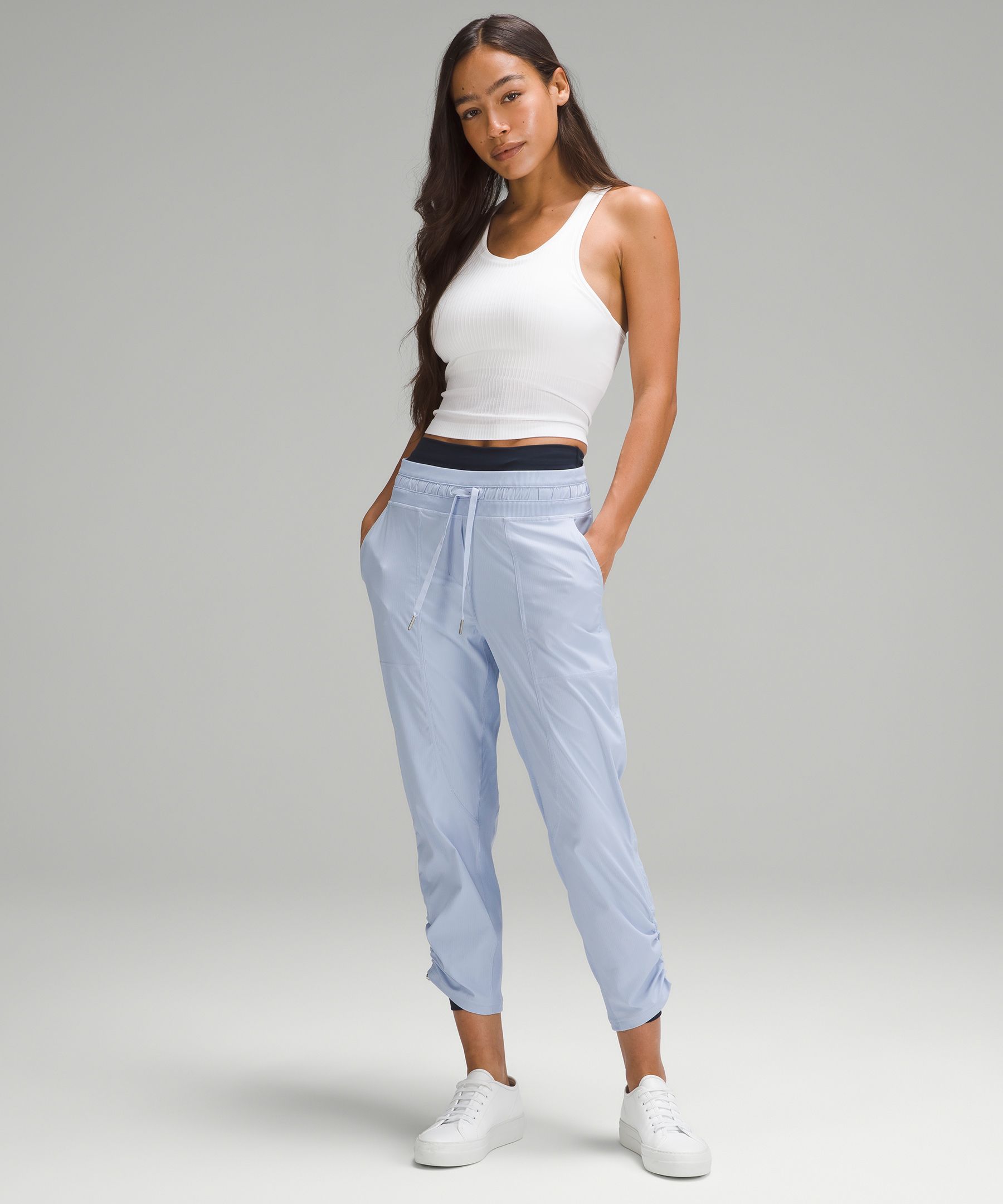 Lululemon Dance Studio Mid-rise Cropped Pant In Blue