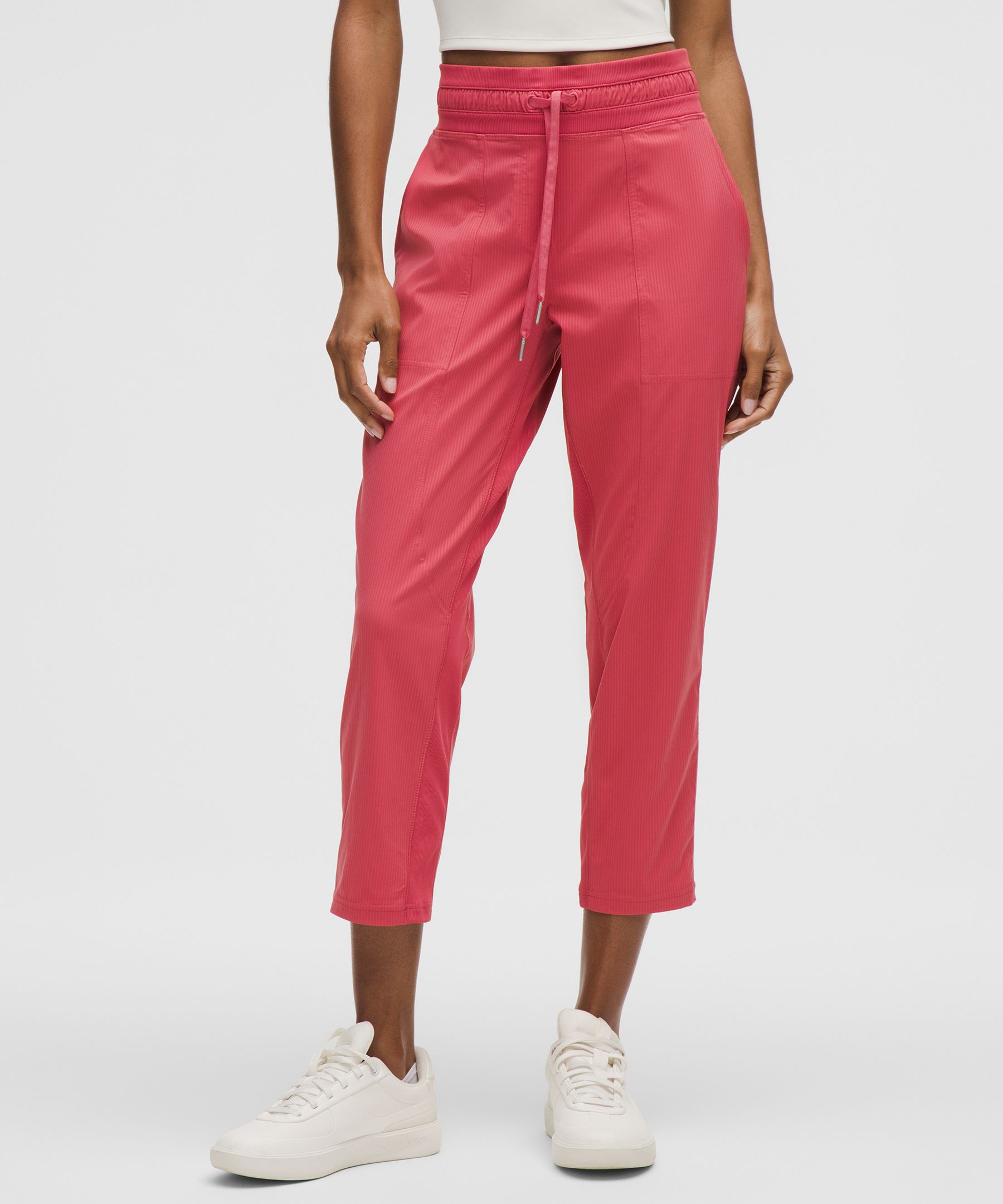 Dance Studio Mid-Rise Cropped Pant - Red