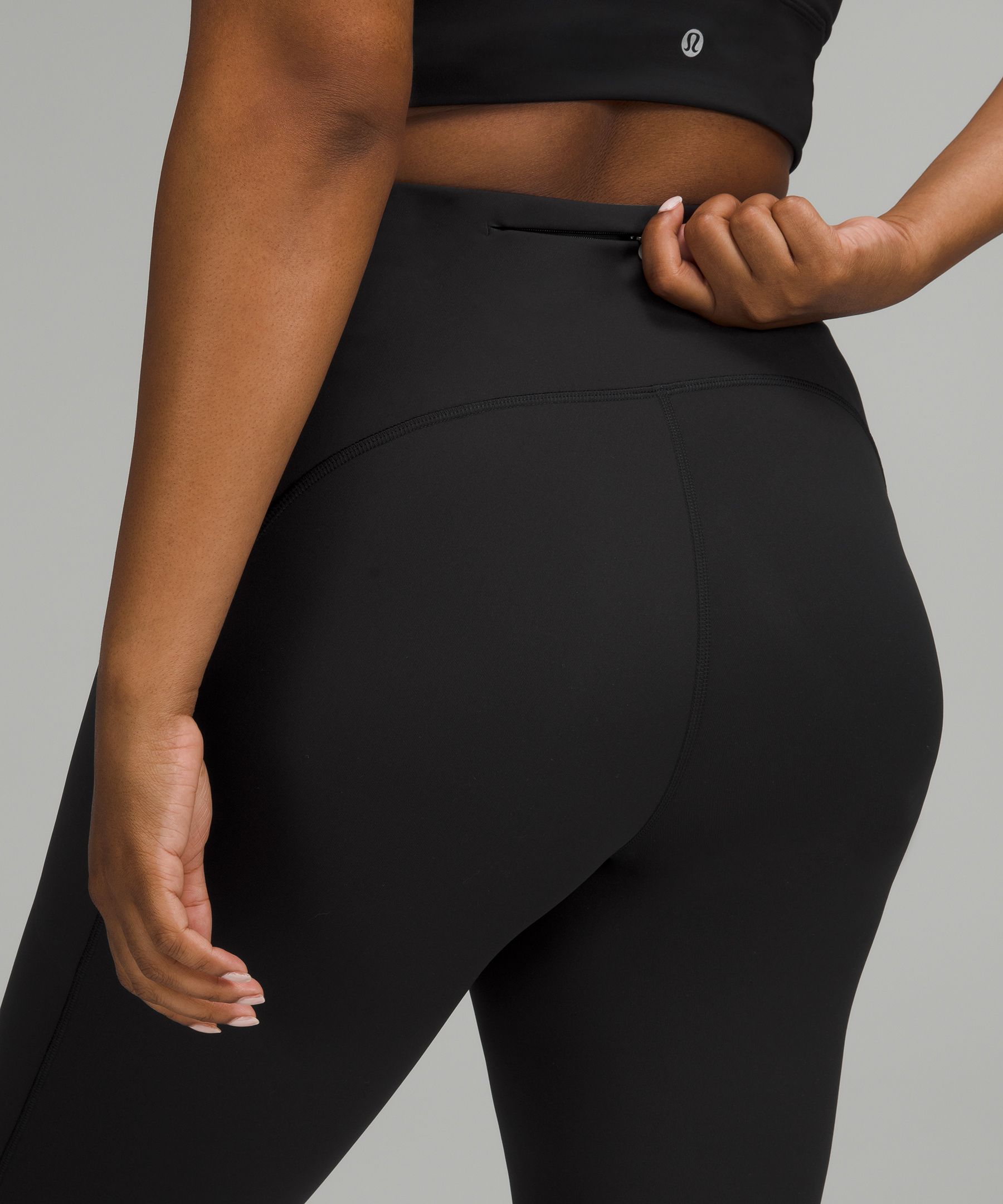 Shop Lululemon Swift Speed High-rise Crop 21" In Black