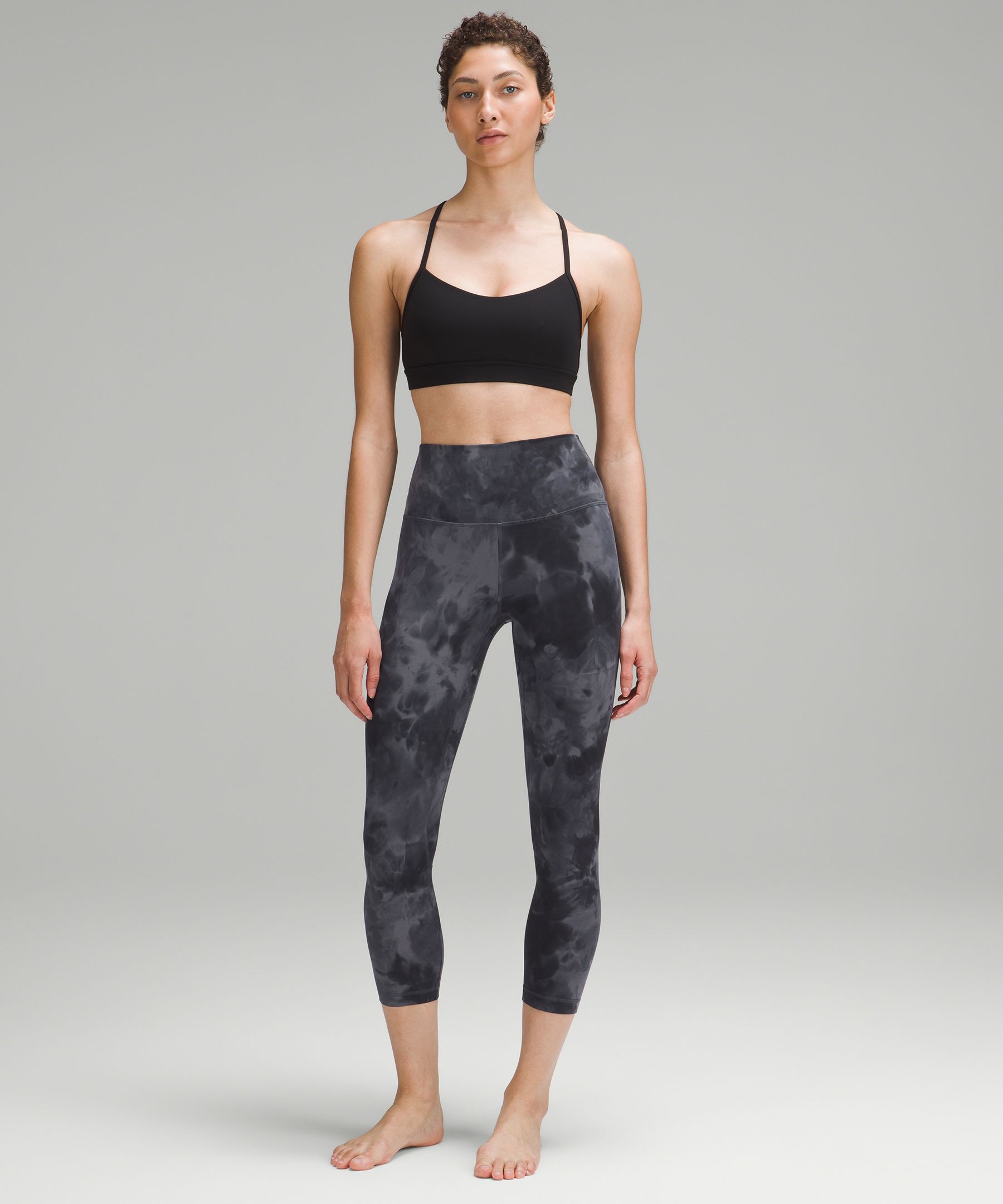 Lululemon Women's Base Pace High-Rise Crop 23 Br Tights In Green | LW6BW8S  EVRG