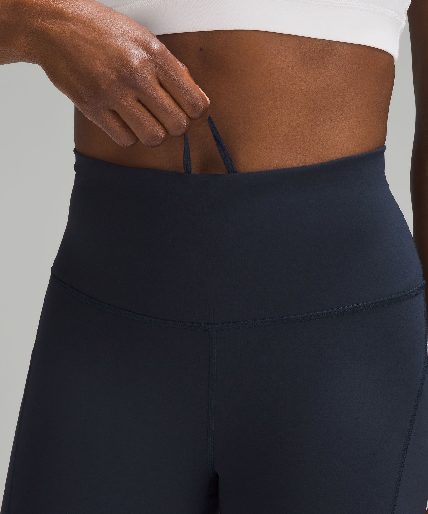 Lululemon Speed Up Crop 21 - Midnight Navy - lulu fanatics