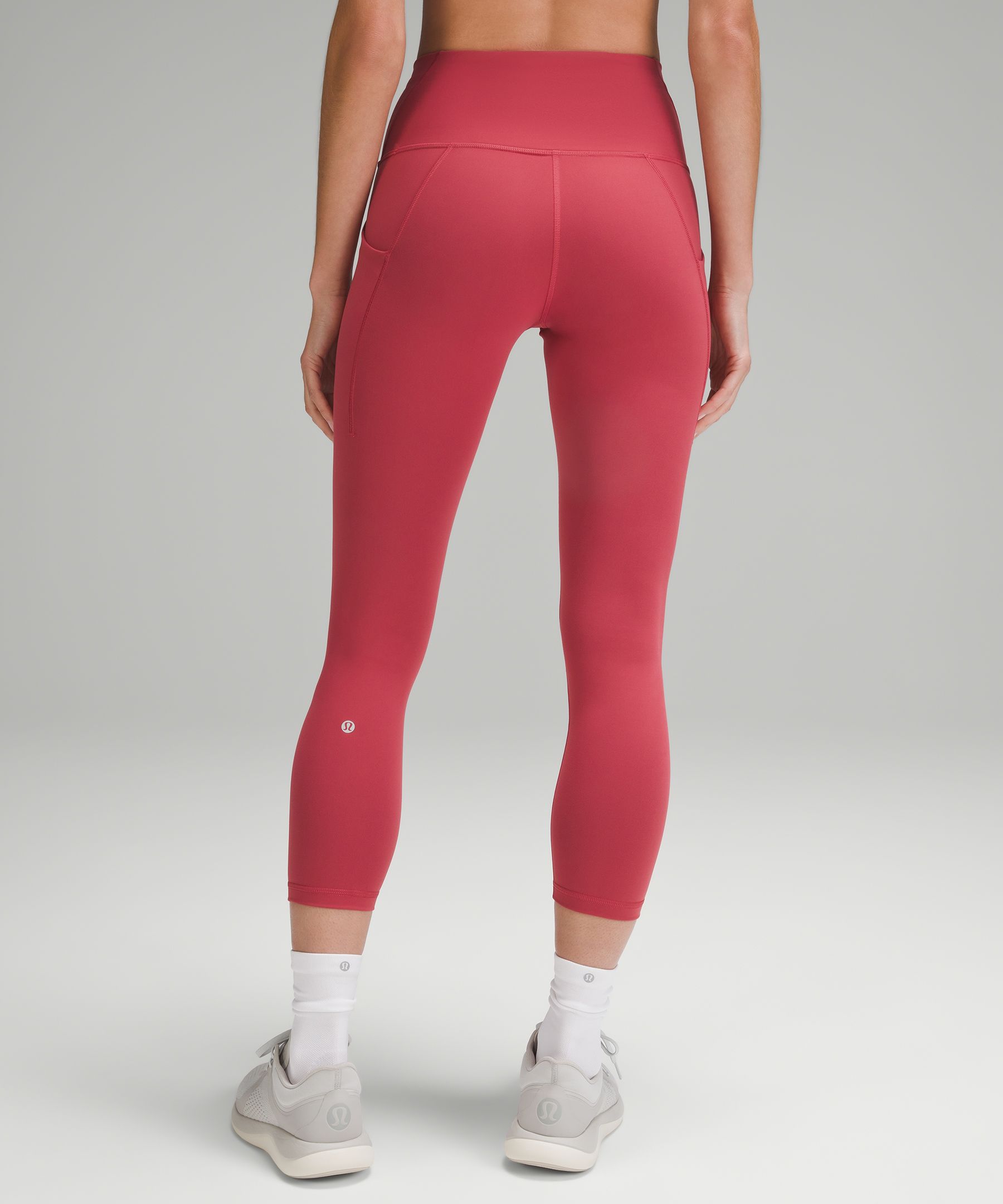 Lululemon Wunder Train HR Crop Tight - 23 with Pockets - Retail Water Drop, - Lululemon clothing