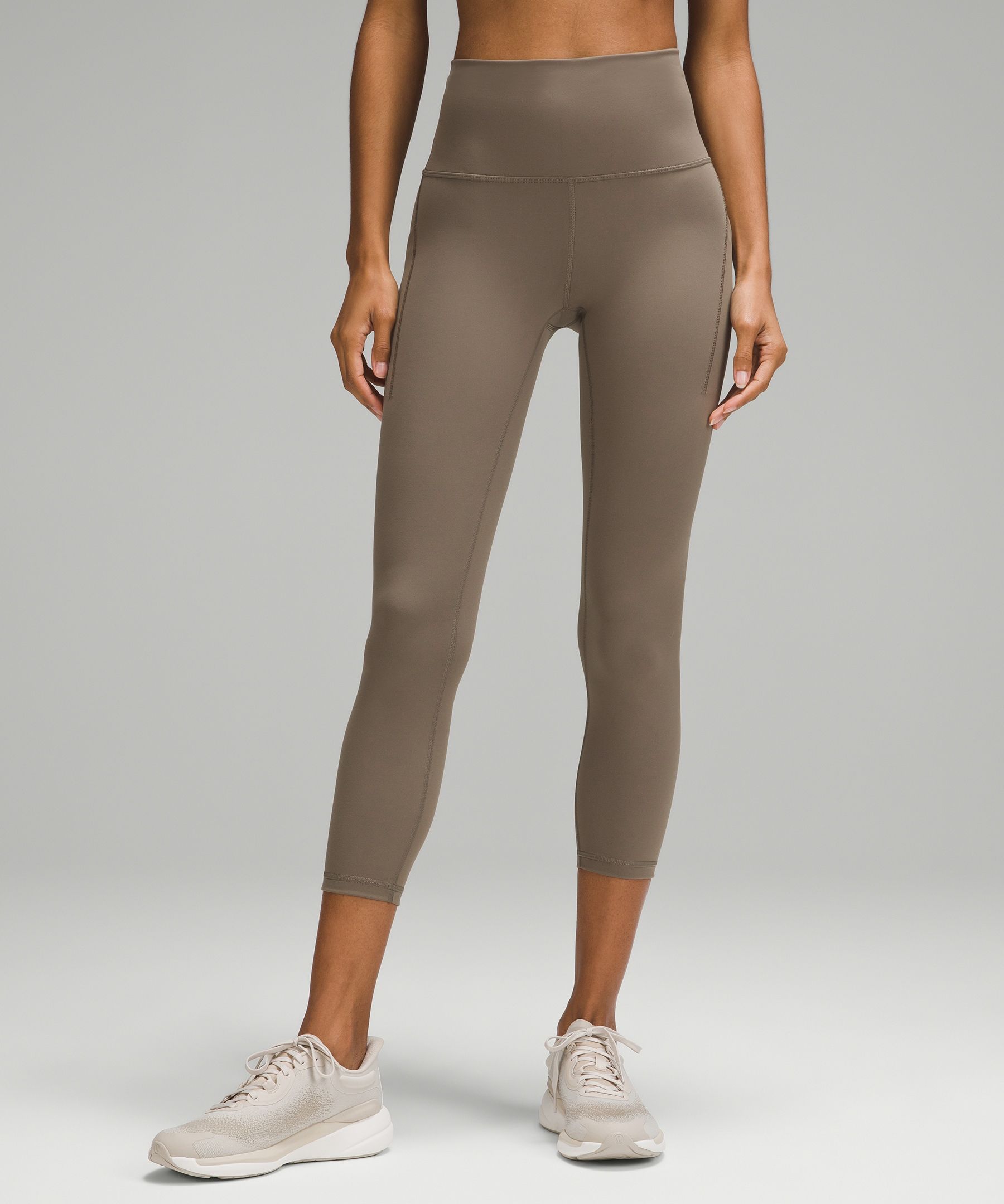 Lululemon Wunder Train HR Crop Tight - 23 with Pockets - Retail Water Drop, - Lululemon clothing