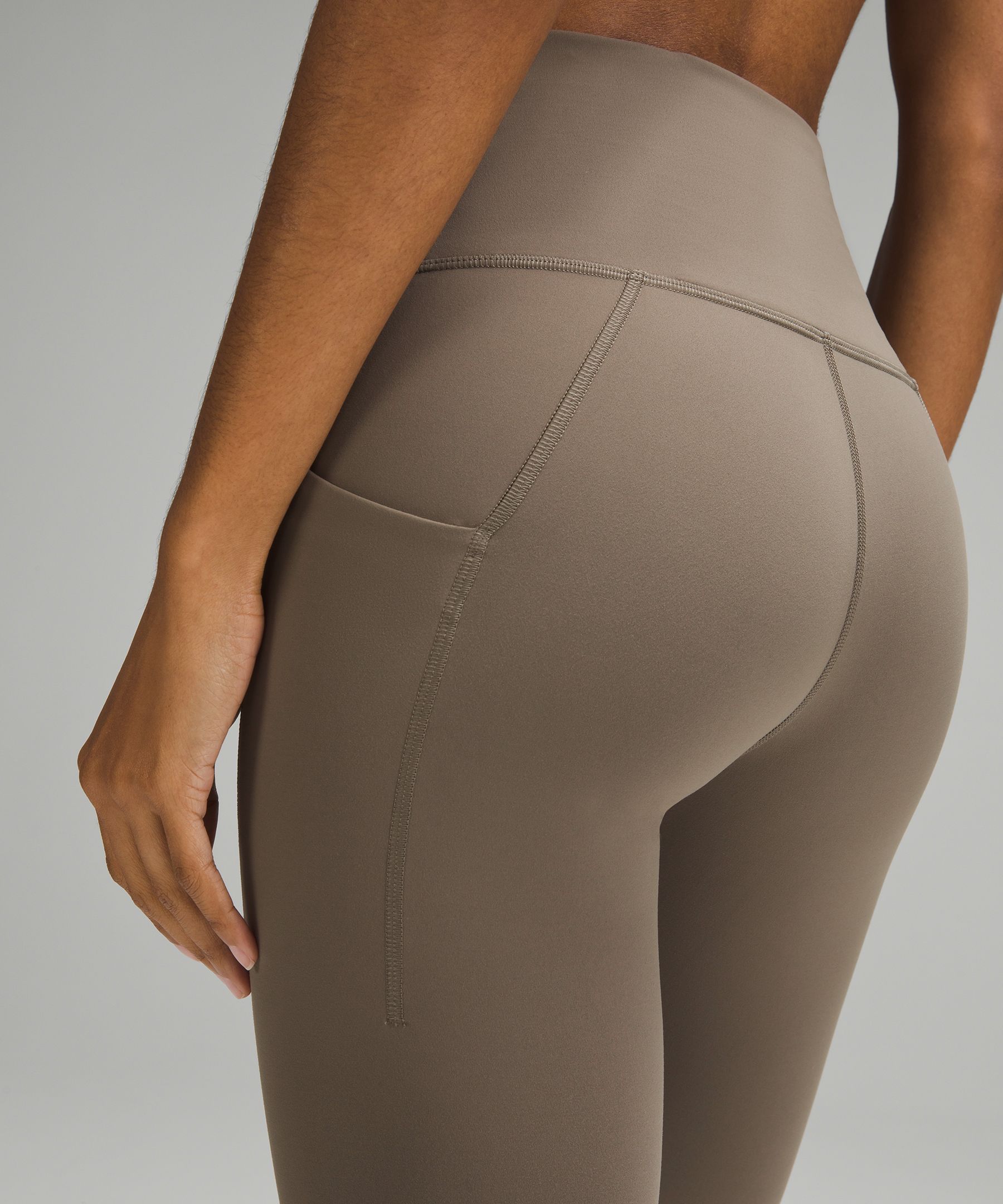 Lululemon Wunder Train High-rise Crop With Pockets 23 In
