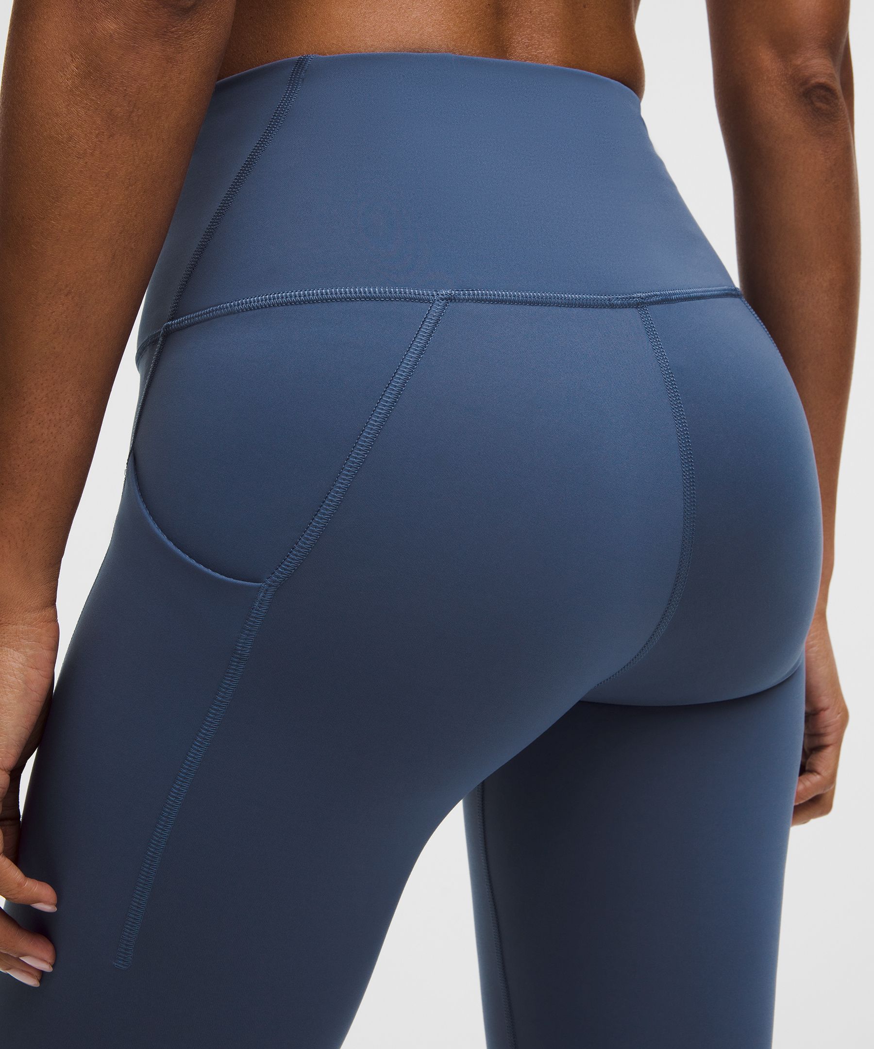 Lululemon Wunder Train High-rise Crop With Pockets 23"