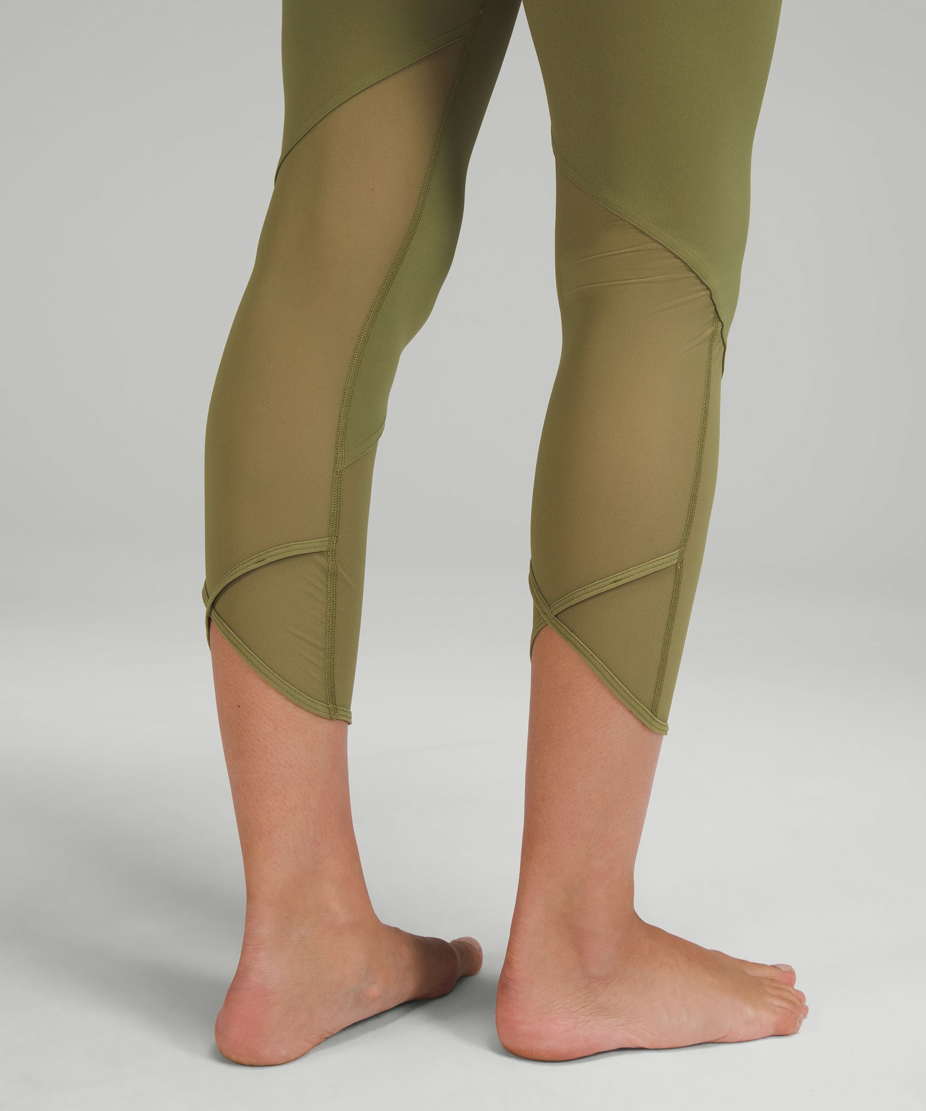 Nulu and Crisscross Mesh Stirrup Leggings