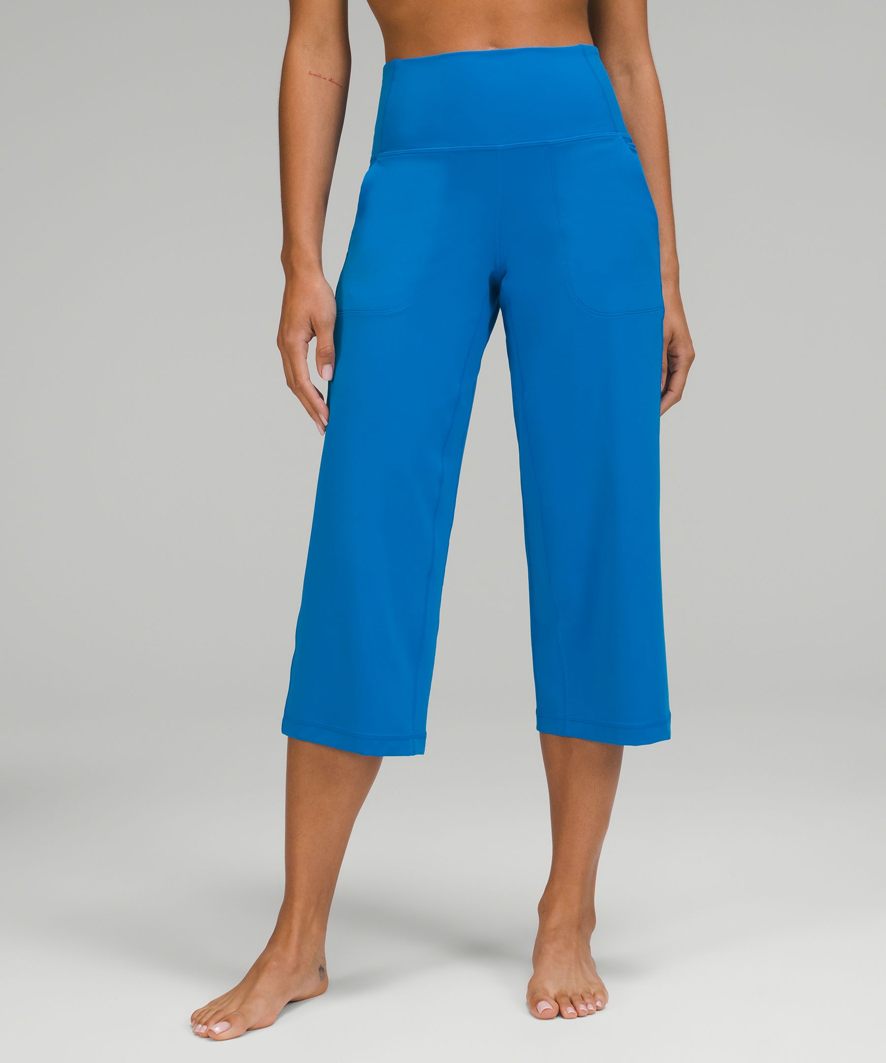 Lululemon Align™ High-rise Wide Leg Crop 23 In Poolside