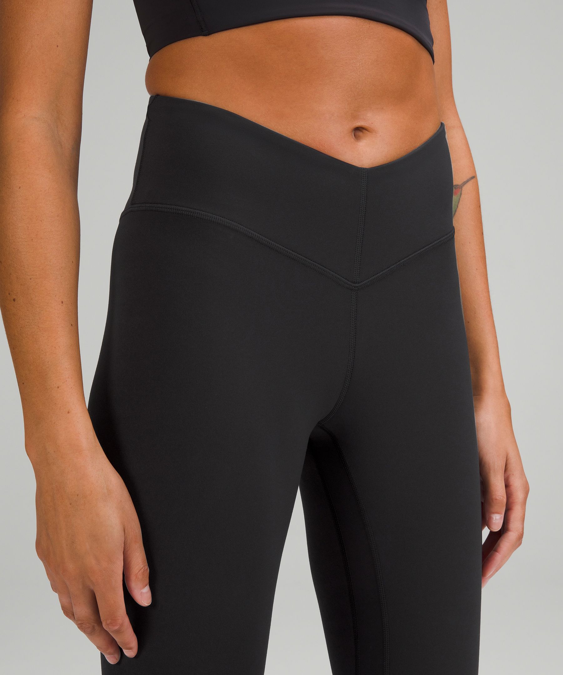 Lululemon Align V-Waist Crop 23 - Pomegranate - lulu fanatics