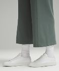 Ribbed Softstreme Mid-Rise Wide-Leg Cropped Pant 25"