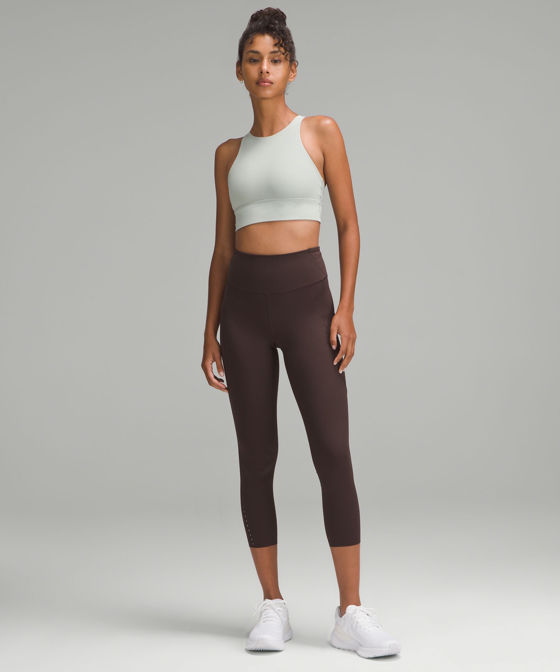 Lululemon fast and popular free HR crop 21” Elite