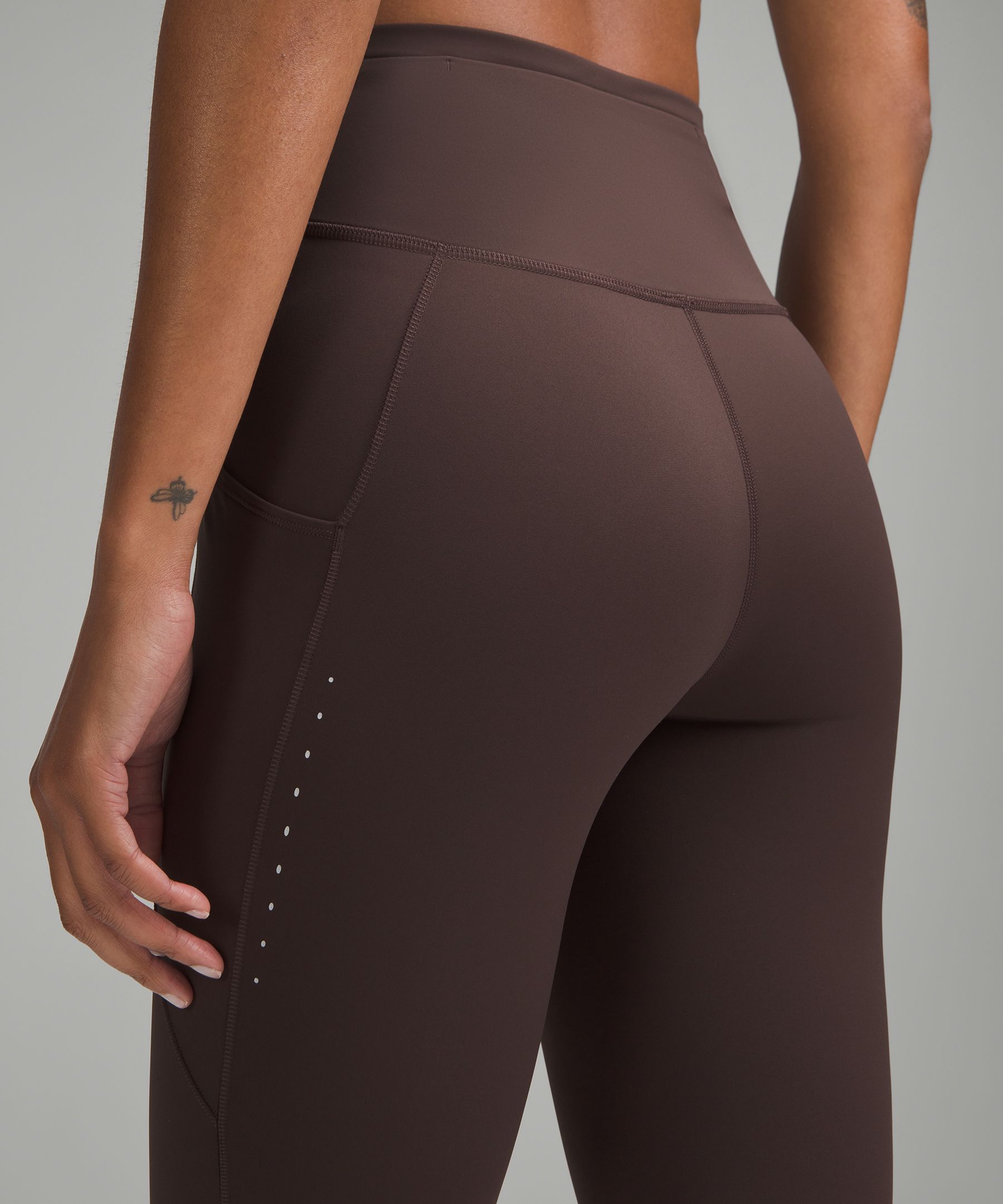 Lululemon x Peloton Fast and Free outlets 23” Crop Leggings (2 pairs)