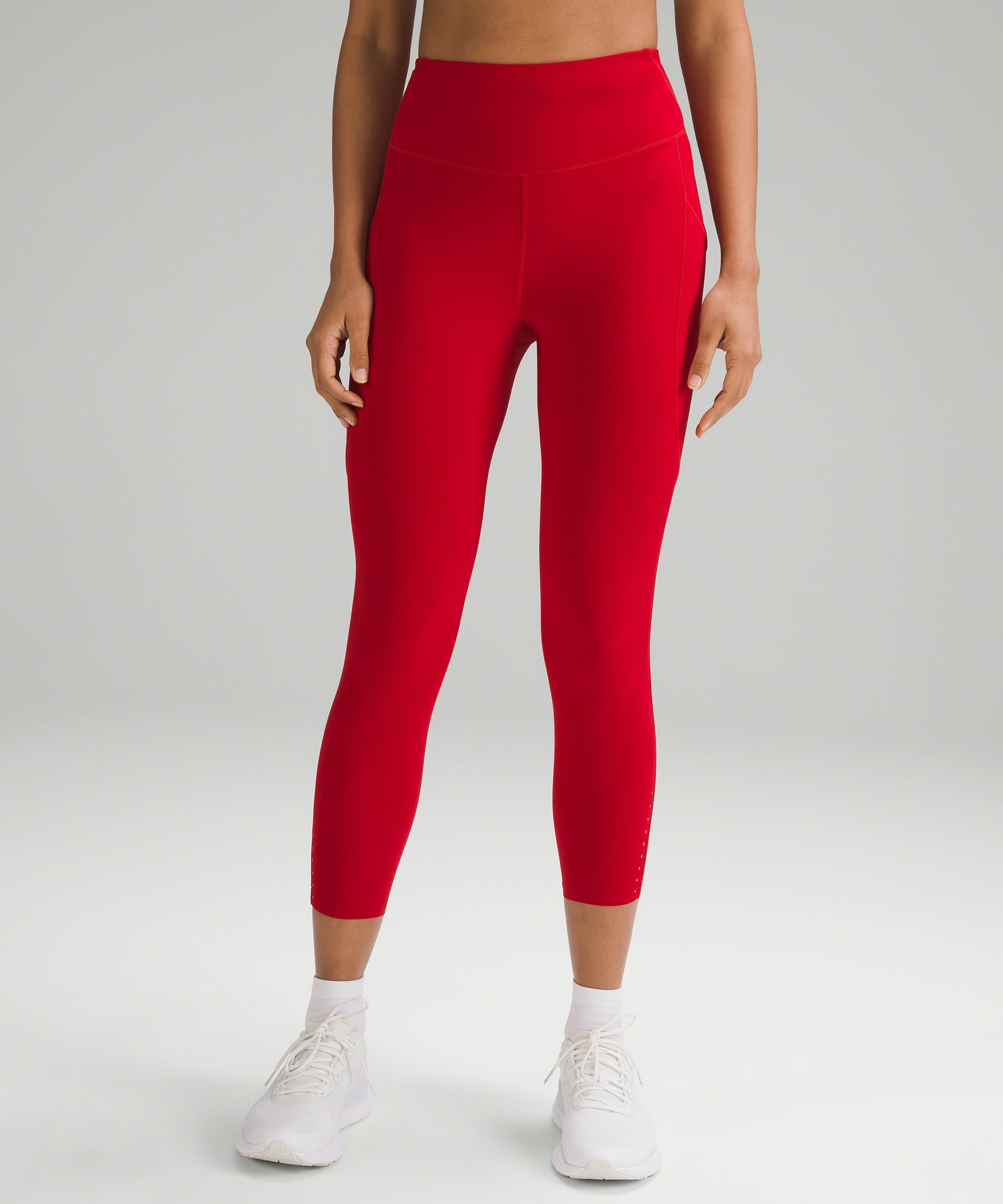 Lululemon Fast and Free High-Rise Crop 23 Pockets *Updated