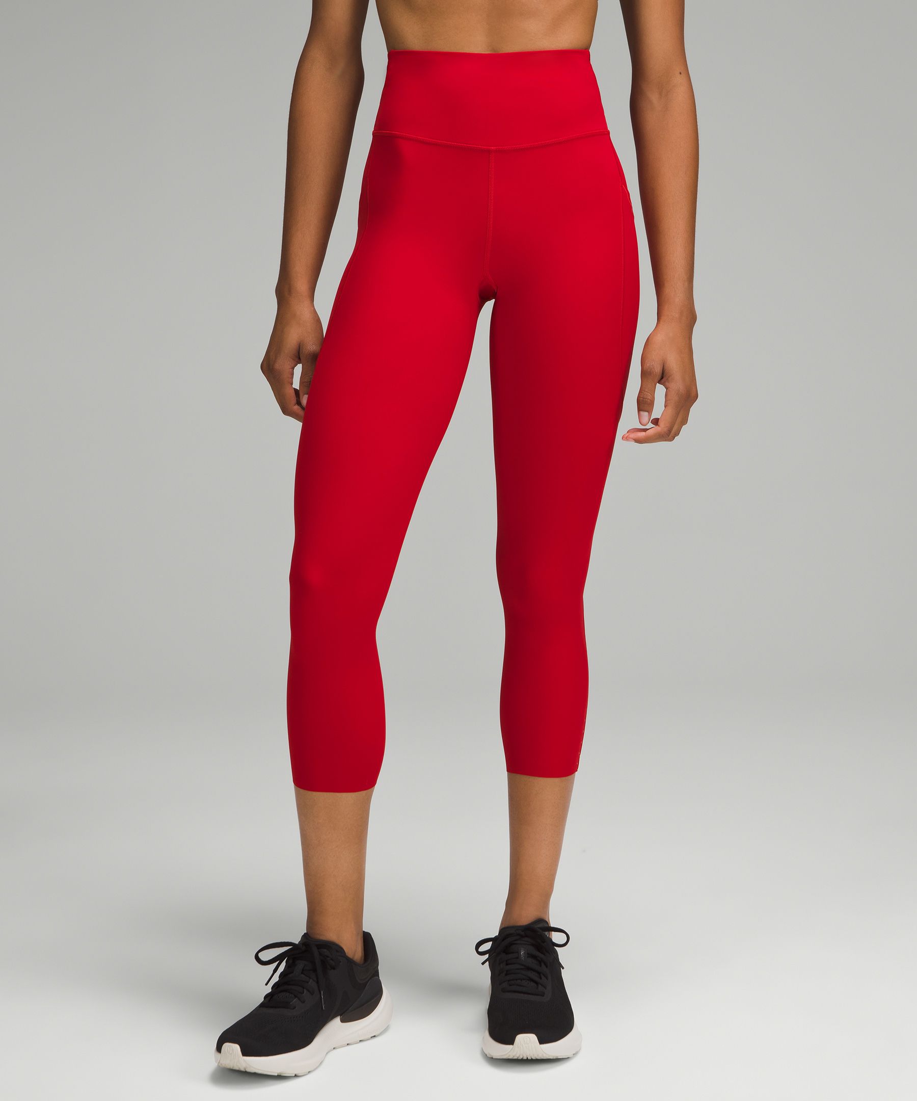 Lululemon Speed Up Crop 21 - Evergreen - lulu fanatics