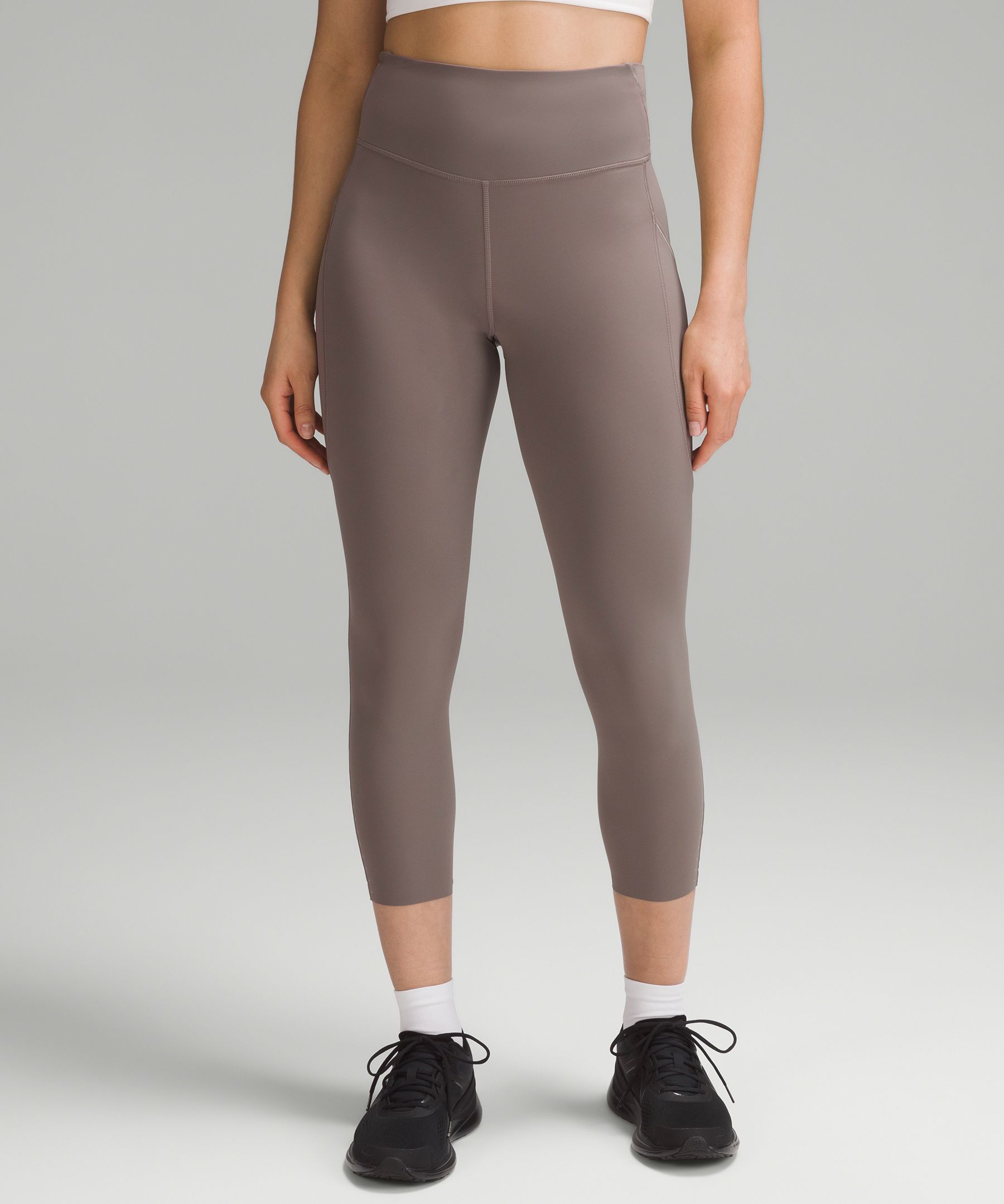 Lululemon Fast And Free High-rise Crop 23" Pockets