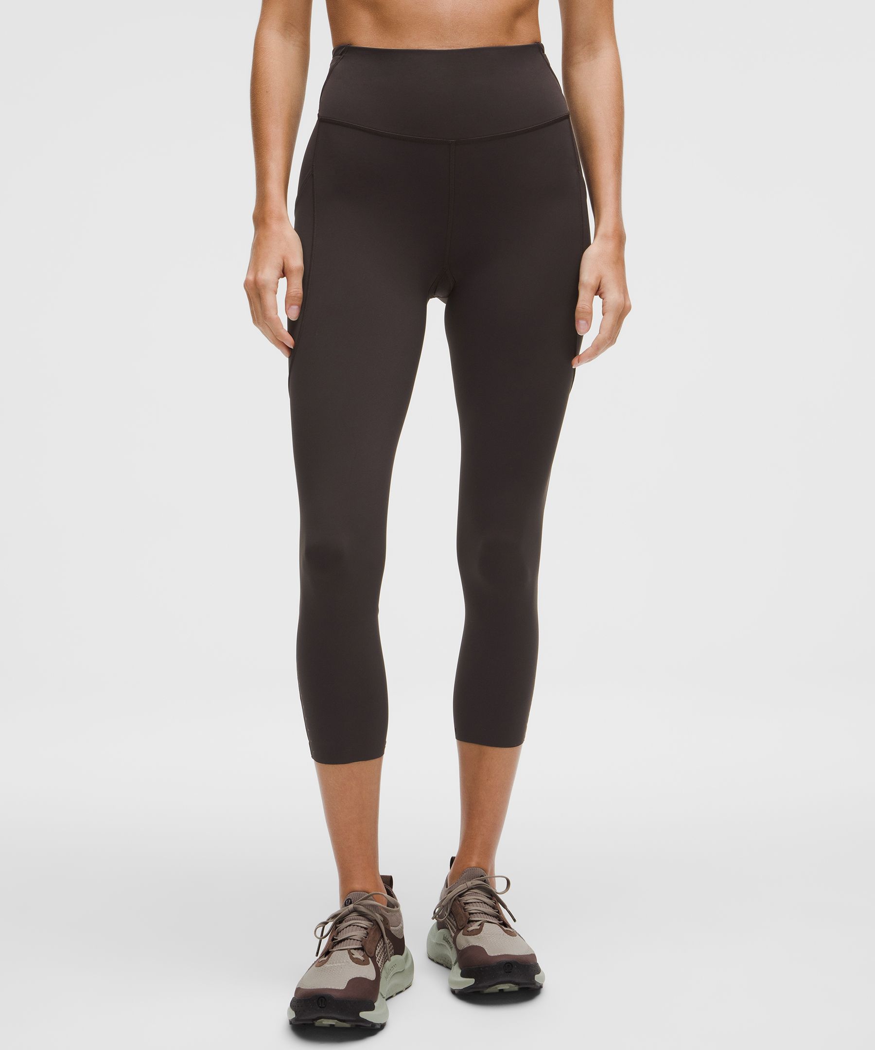 Lululemon Fast And Free High-rise Crop 23" In Green